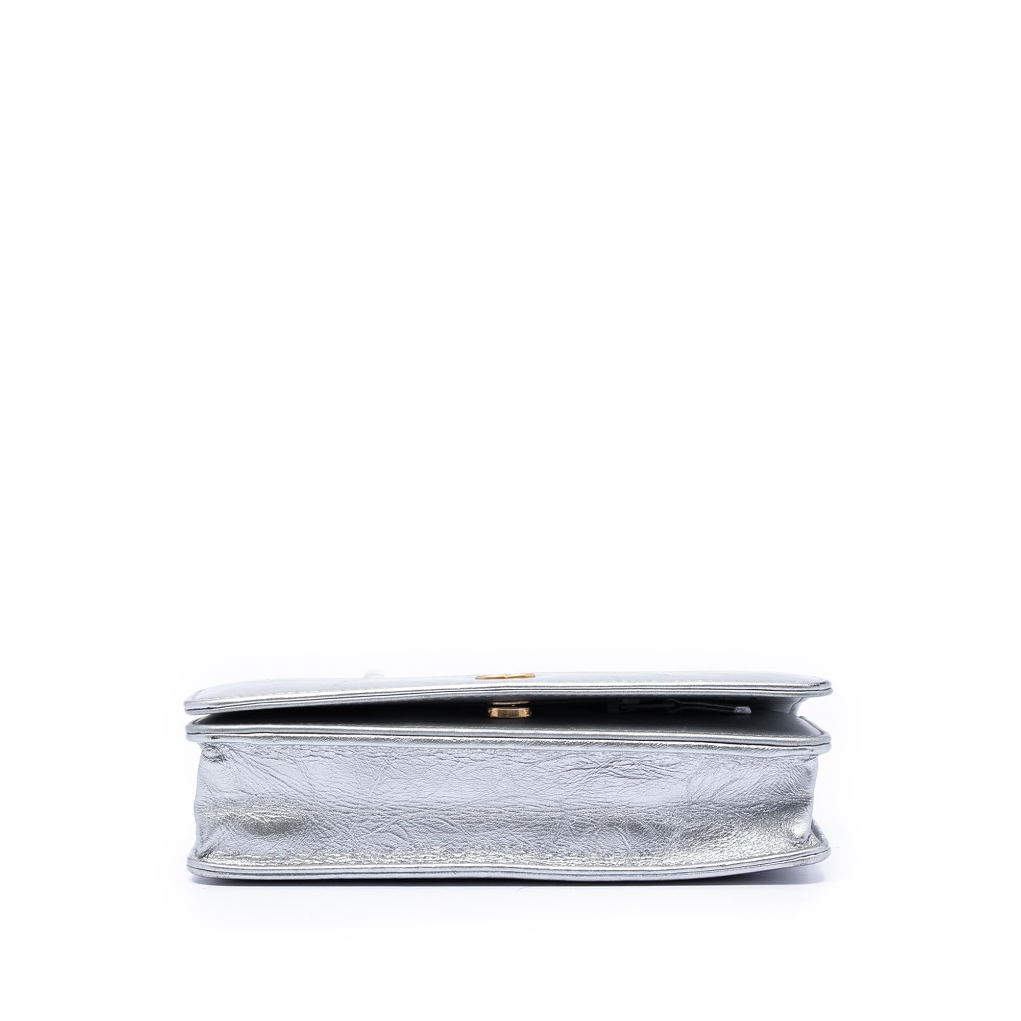 Chanel Quilted Aged Calfskin Gabrielle Wallet On Chain