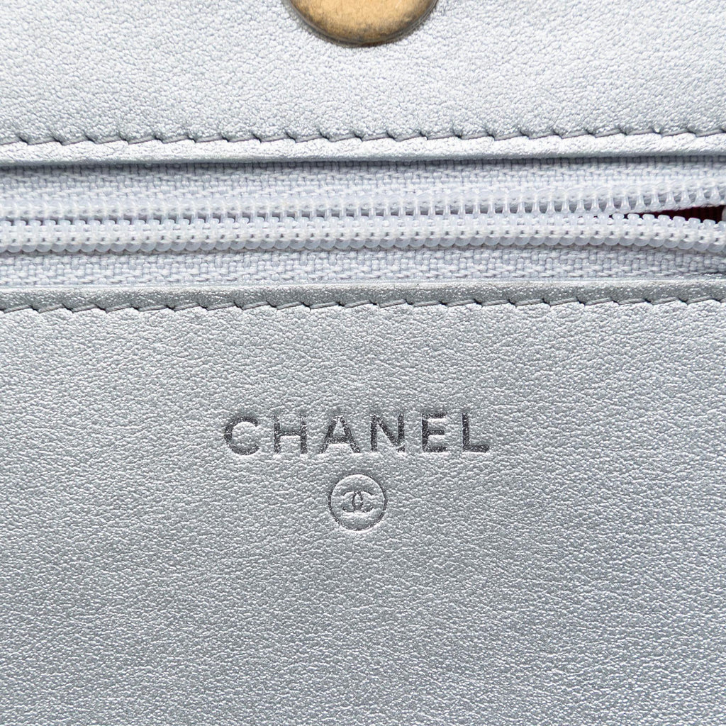 Chanel Quilted Aged Calfskin Gabrielle Wallet On Chain