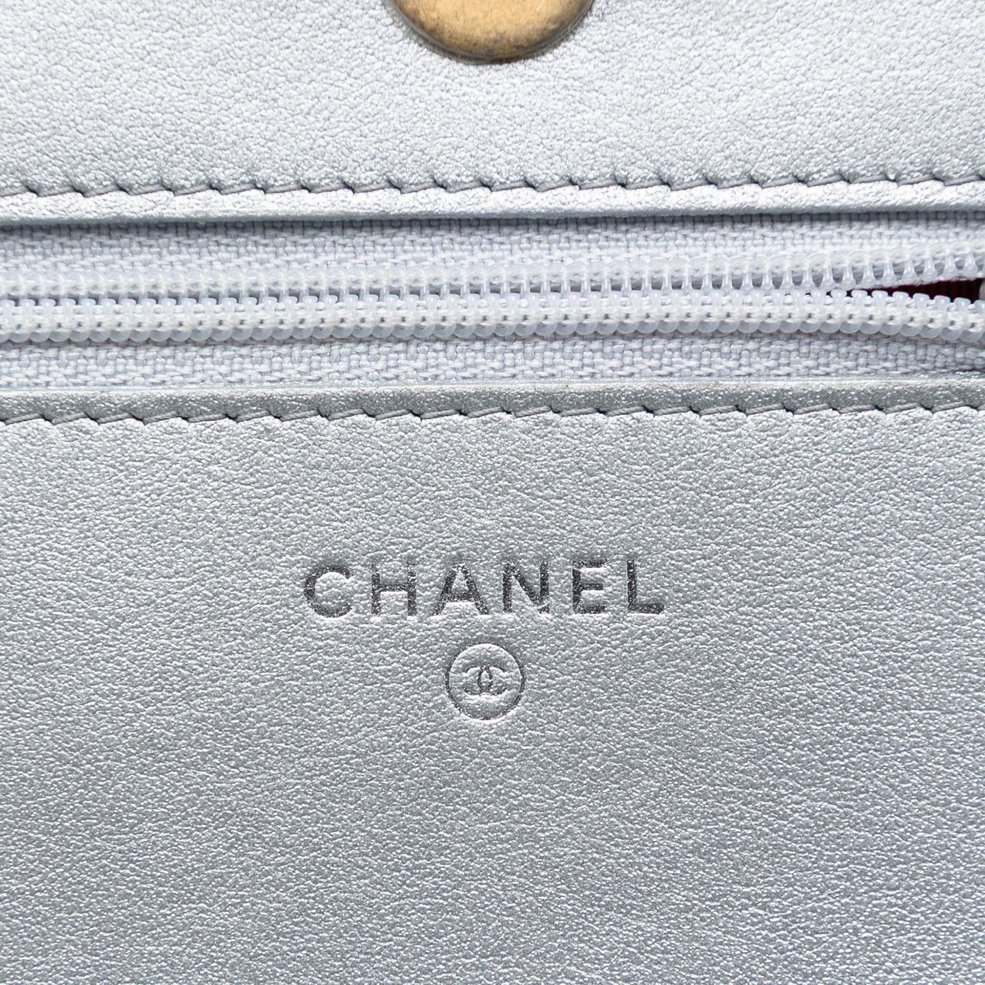 Chanel Quilted Aged Calfskin Gabrielle Wallet On Chain