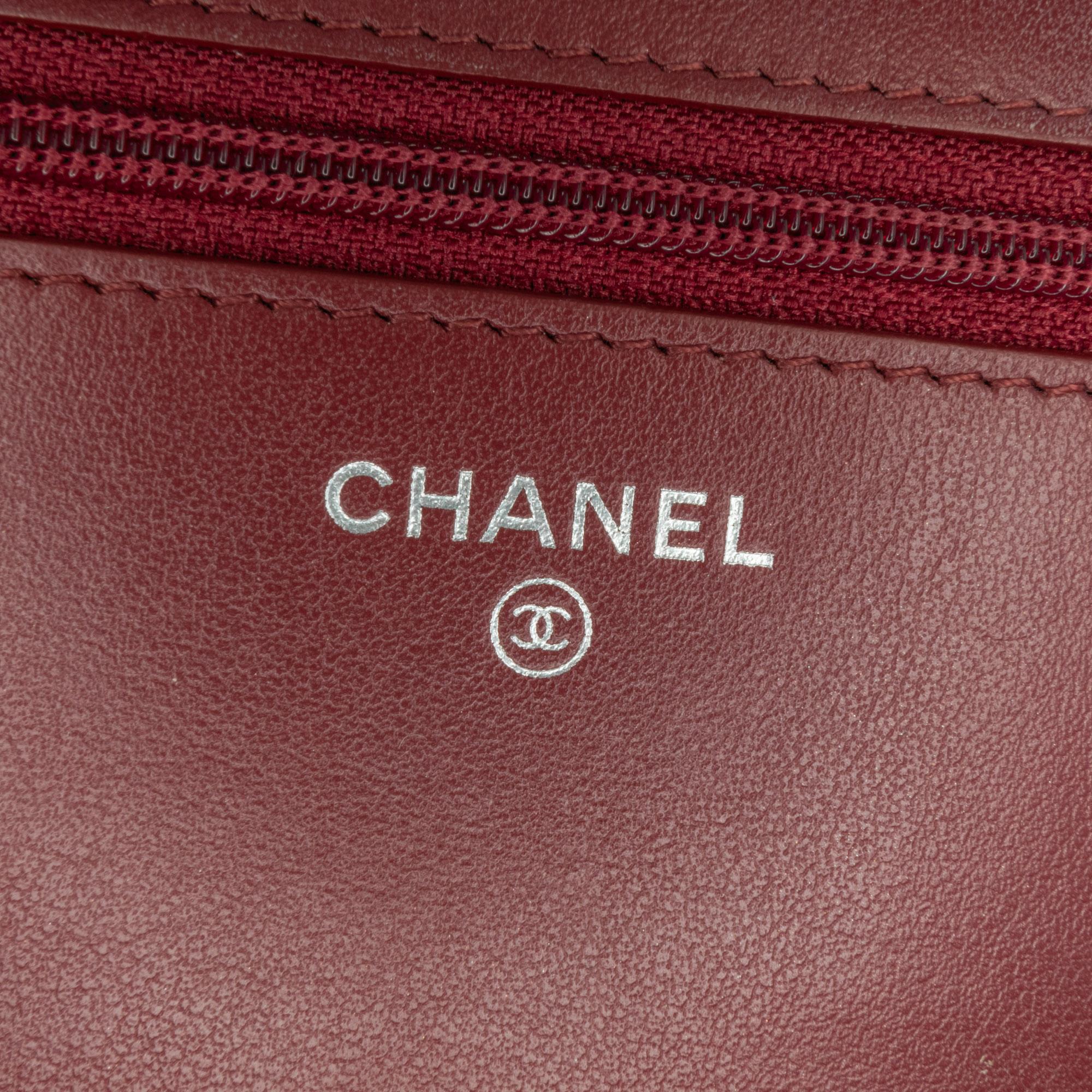 Chanel Quilted Aged Calfskin Gabrielle Wallet on Chain