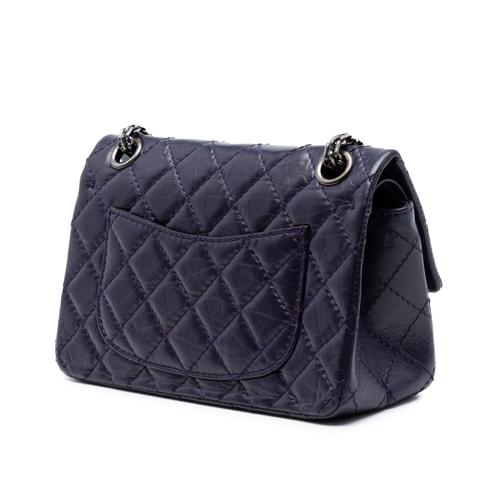 Chanel Quilted Aged Calfskin Reissue 2.55 Double Flap 224