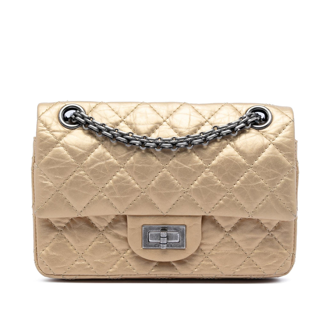 Chanel Quilted Aged Calfskin Reissue 2.55 Double Flap 224