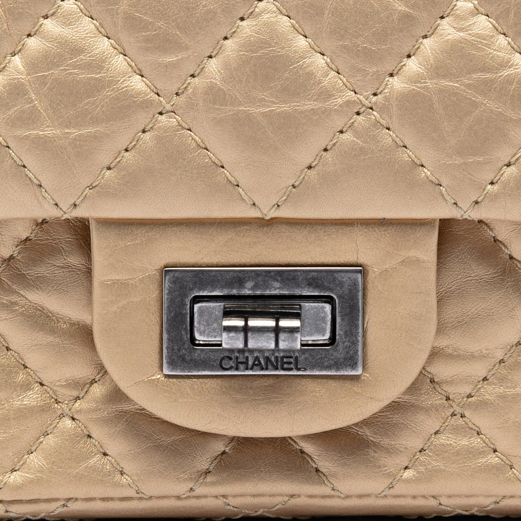 Chanel Quilted Aged Calfskin Reissue 2.55 Double Flap 224