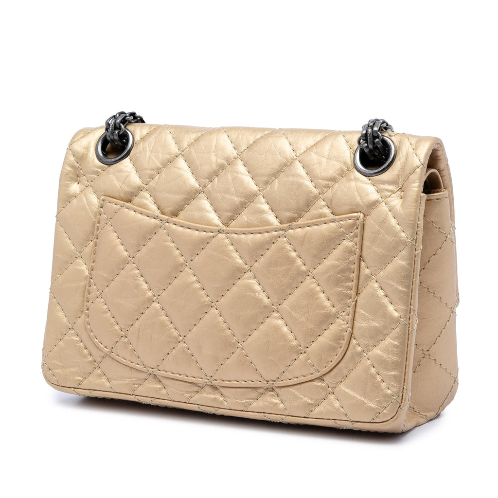 Chanel Quilted Aged Calfskin Reissue 2.55 Double Flap 224
