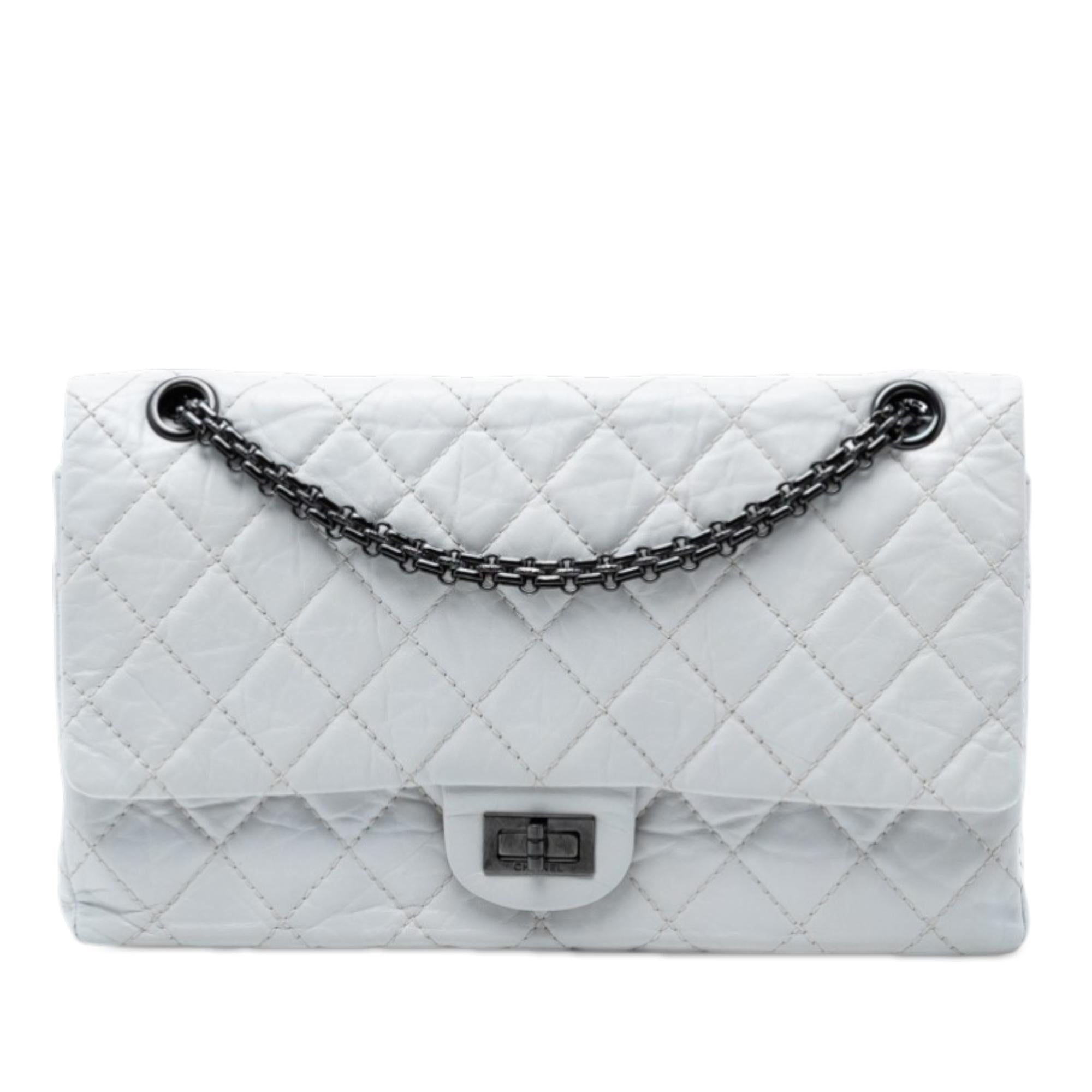 Chanel Quilted Aged Calfskin Reissue 2.55 Double Flap 225