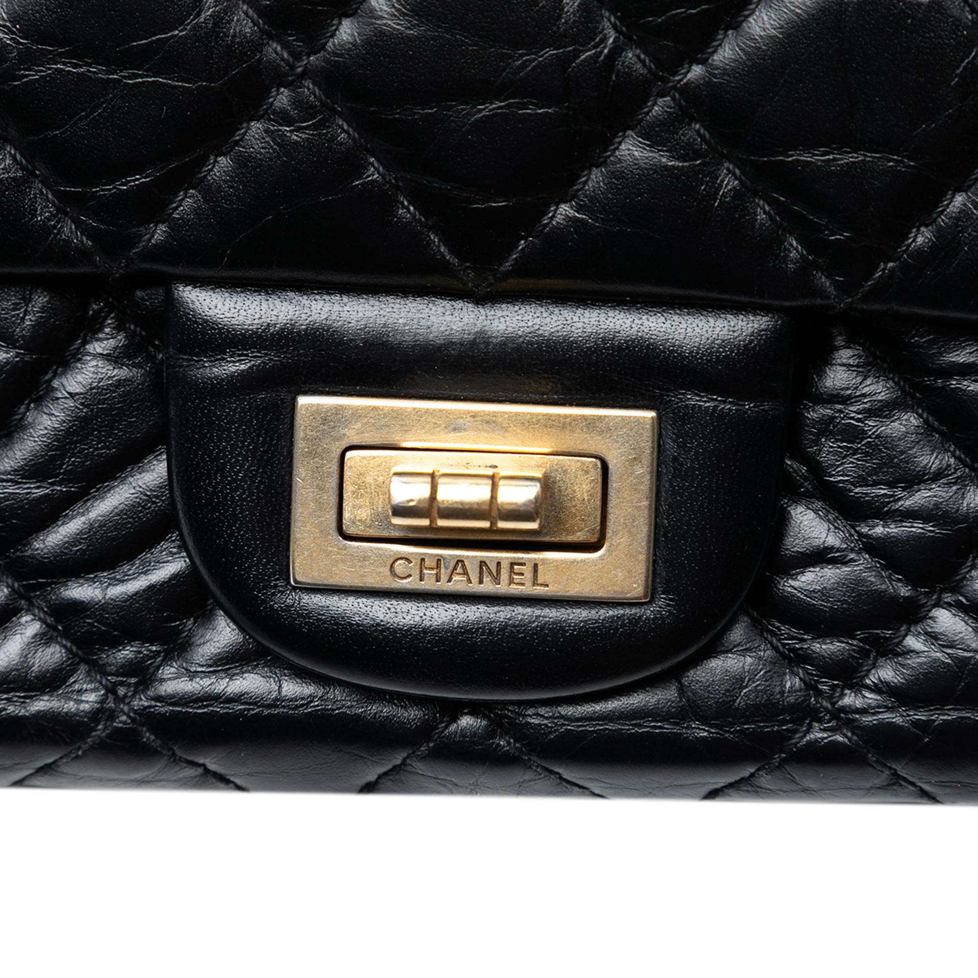 Chanel Quilted Aged Calfskin Reissue 2.55 Double Flap 225