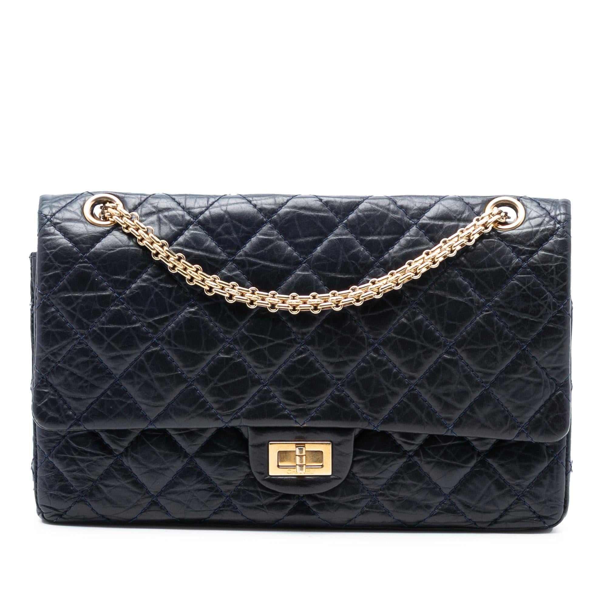 Chanel Quilted Aged Calfskin Reissue 2.55 Double Flap 226