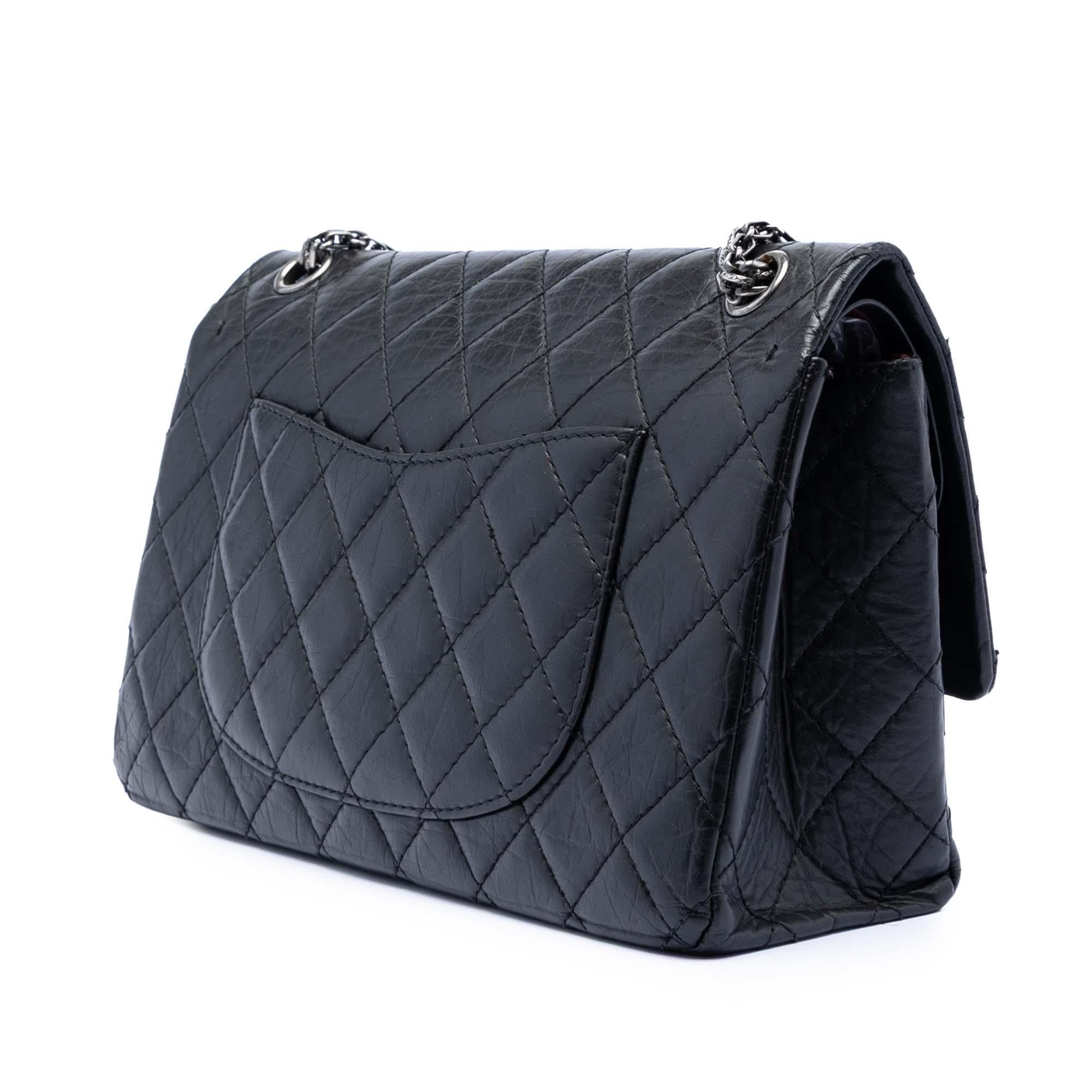 Chanel Quilted Aged Calfskin Reissue 2.55 Double Flap 226