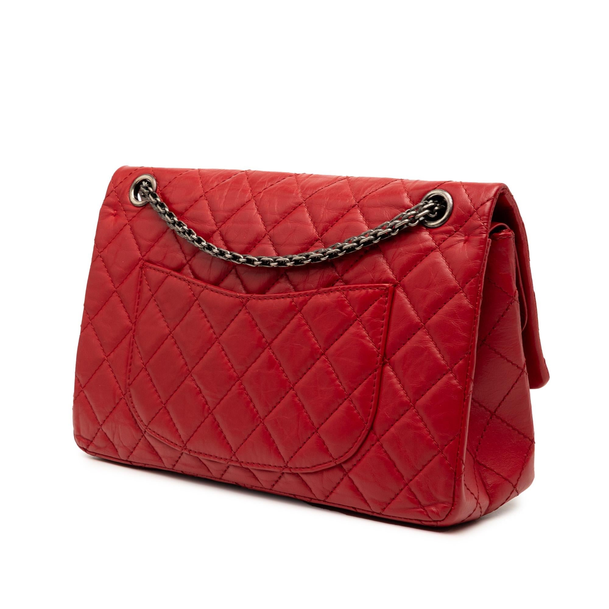 Chanel Quilted Aged Calfskin Reissue 2.55 Double Flap 226
