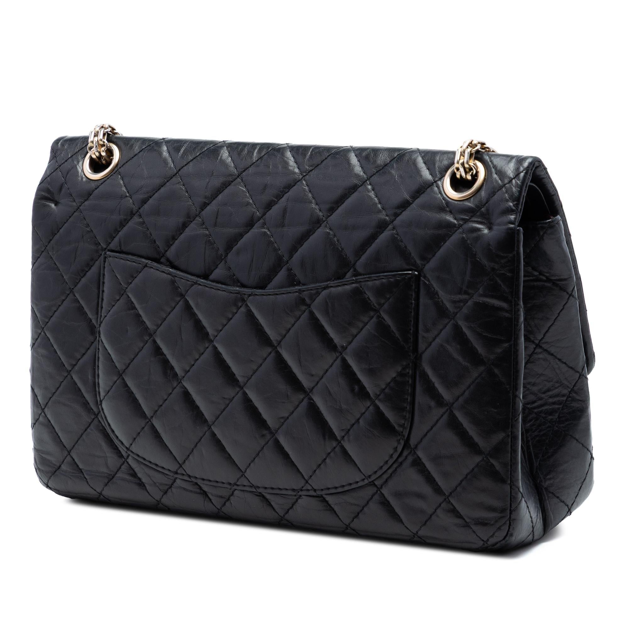 Chanel Quilted Aged Calfskin Reissue 2.55 Double Flap 226