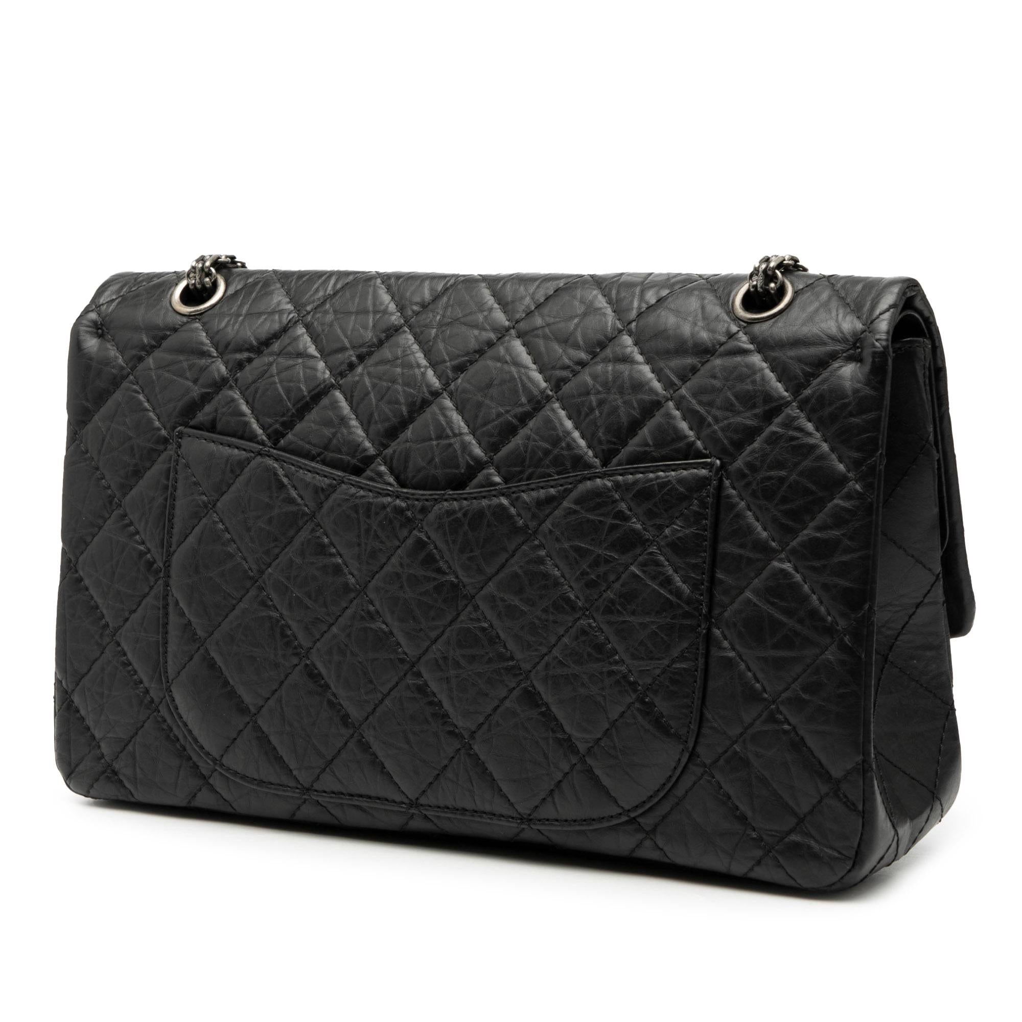 Chanel Quilted Aged Calfskin Reissue 2.55 Double Flap 227