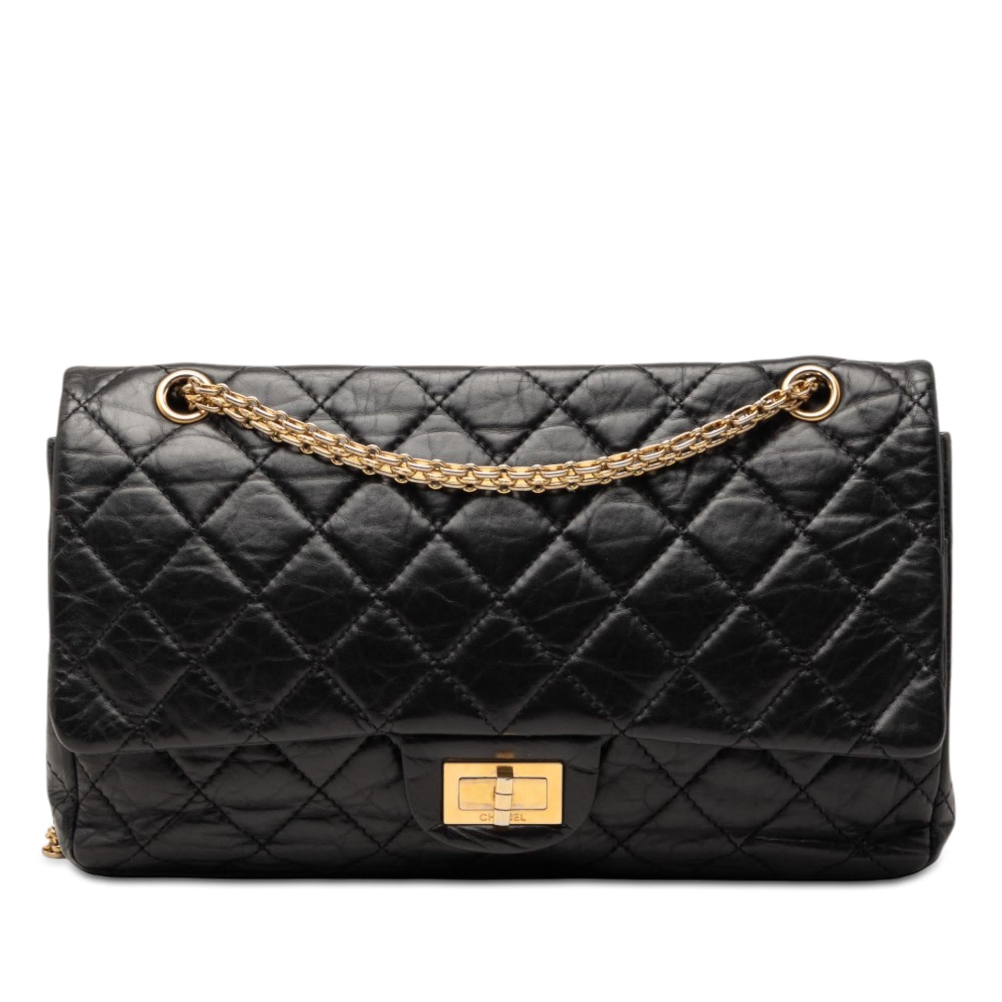 Chanel Quilted Aged Calfskin Reissue 2.55 Double Flap 227