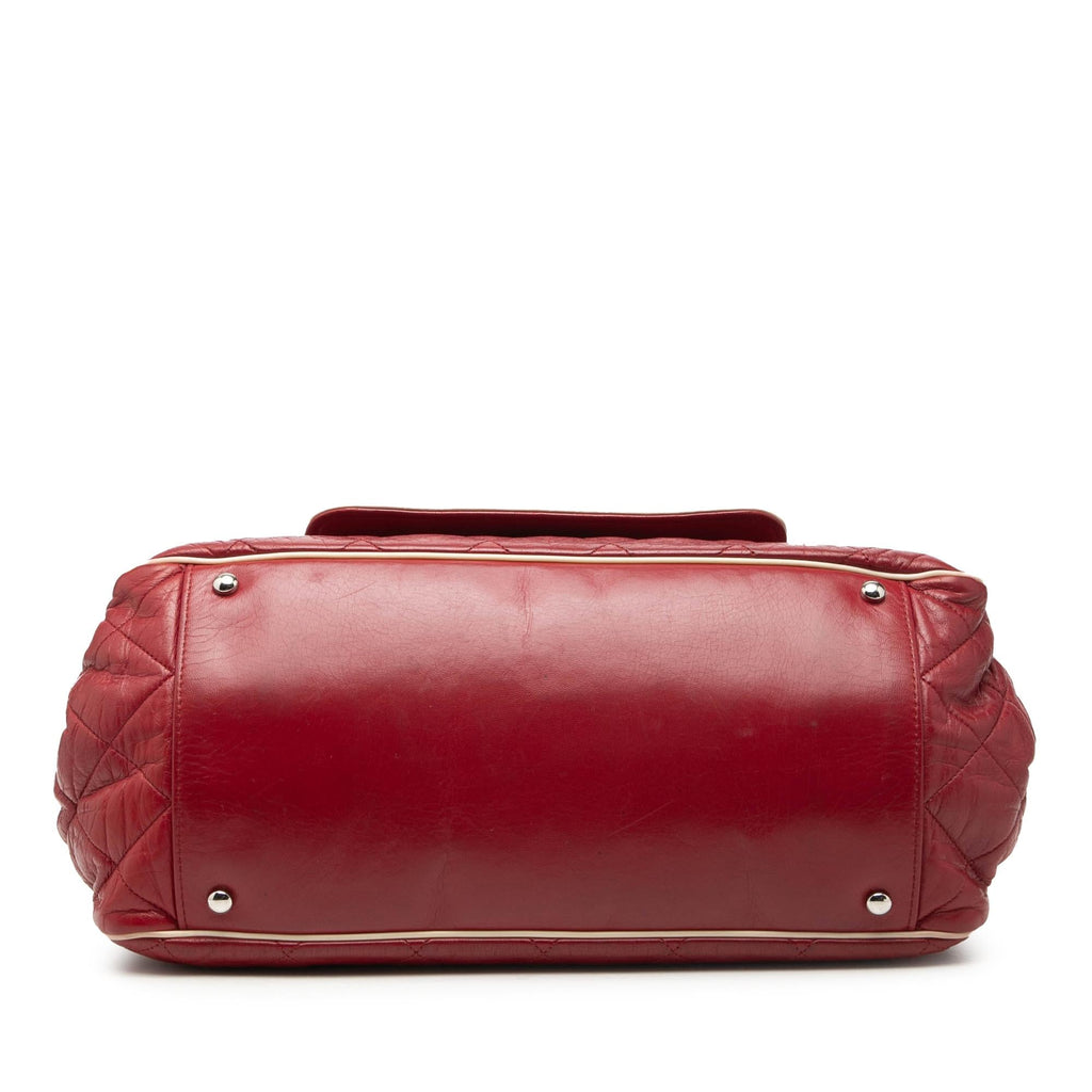 Chanel Quilted Aged Calfskin Reissue 2.55 East West Accordion Flap