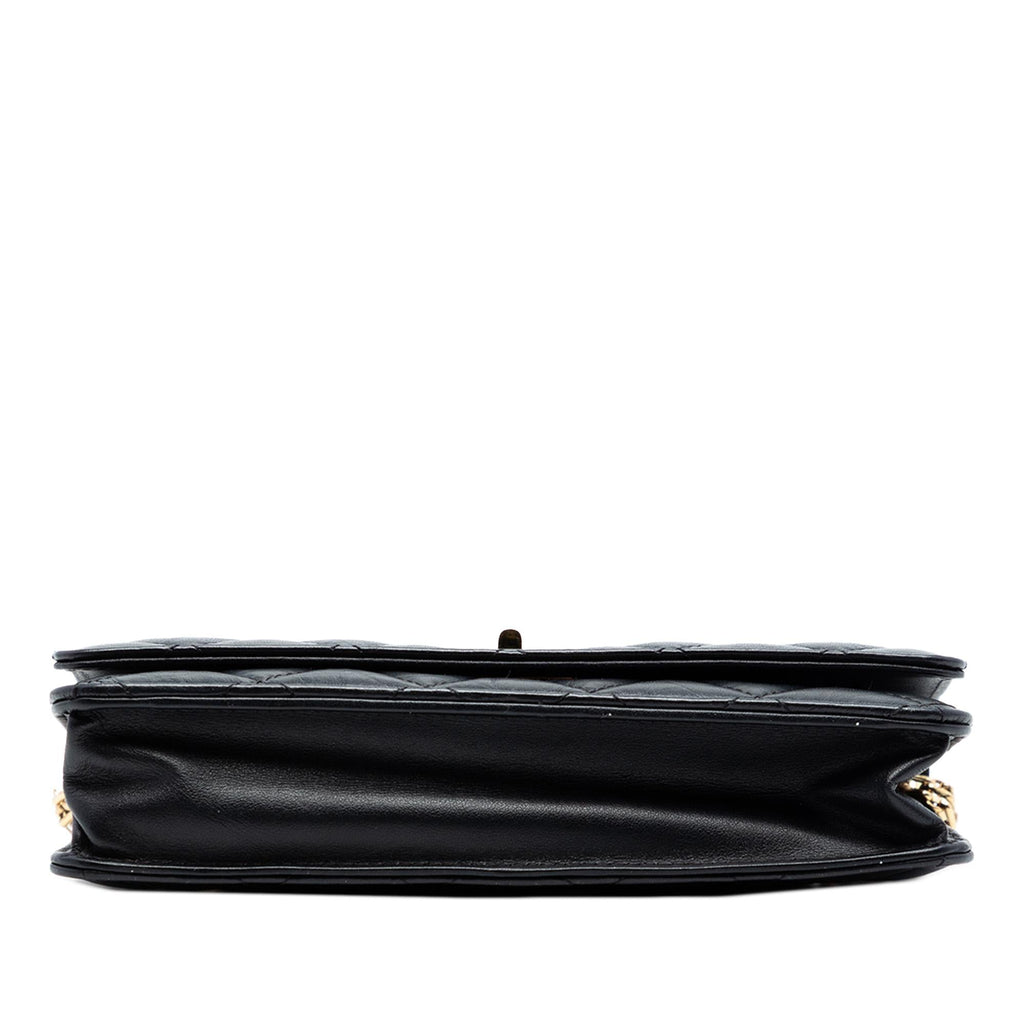 Chanel Quilted Aged Calfskin Reissue 2.55 Wallet on Chain