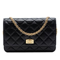 Chanel Quilted Aged Calfskin Reissue 2.55 Wallet on Chain