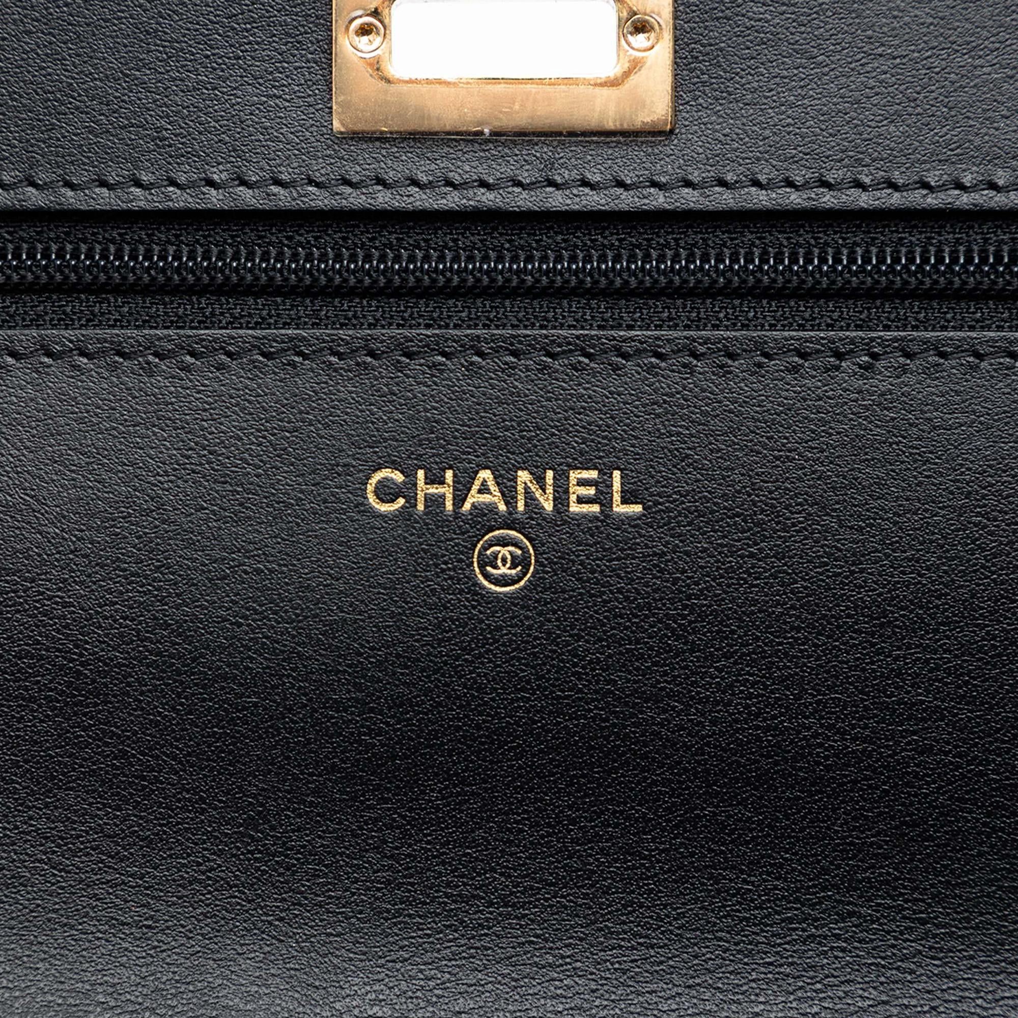 Chanel Quilted Aged Calfskin Reissue 2.55 Wallet on Chain