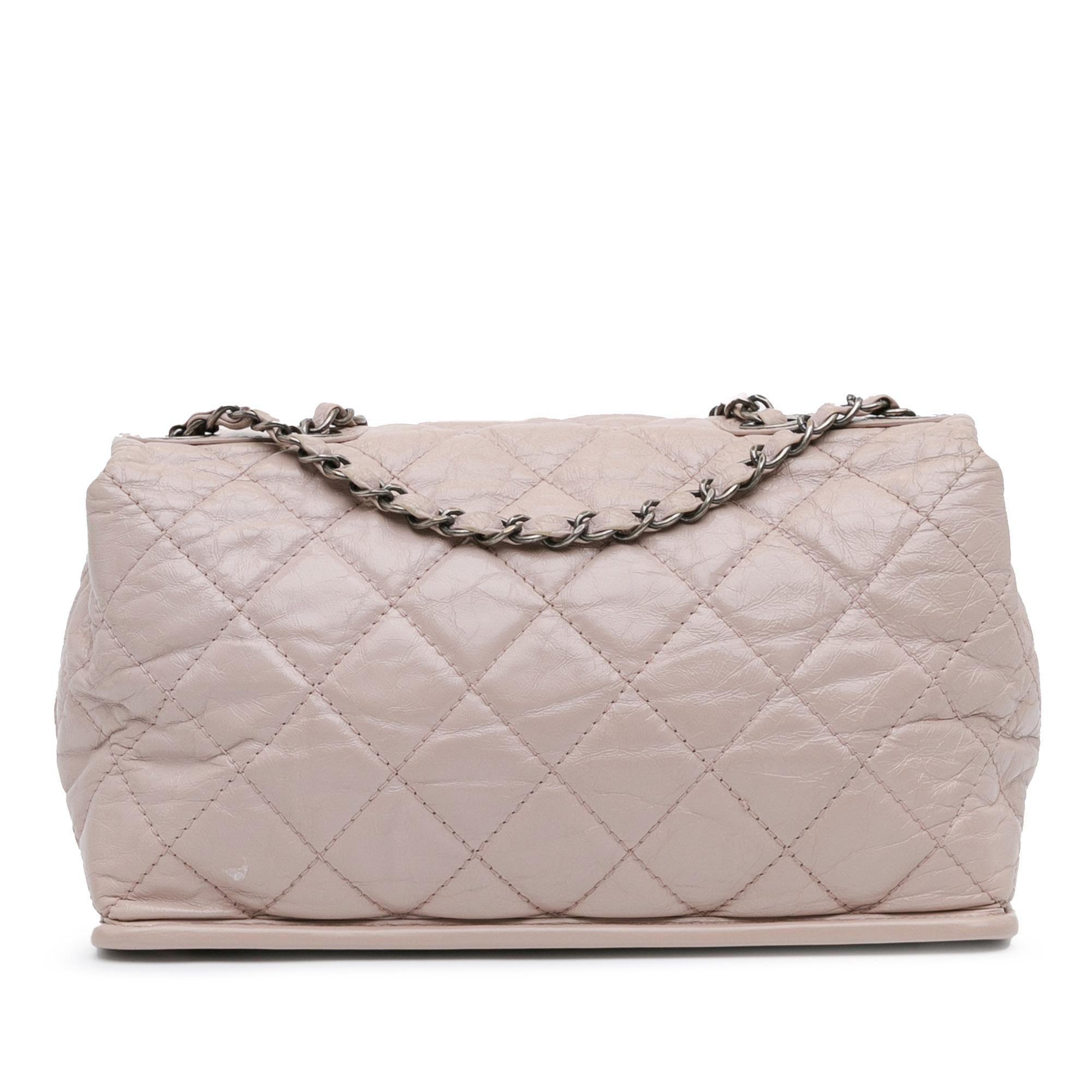 Chanel Quilted Aged Calfskin Single Flap (SHG-vBvXcU)