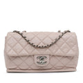 Chanel Quilted Aged Calfskin Single Flap (SHG-vBvXcU)