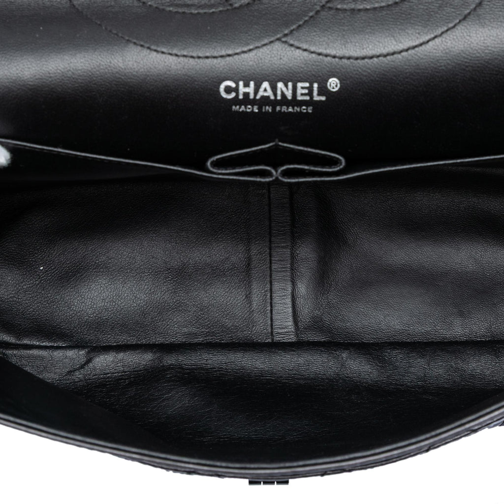 Chanel Quilted Aged Calfskin So Black Reissue 2.55 Double Flap 227