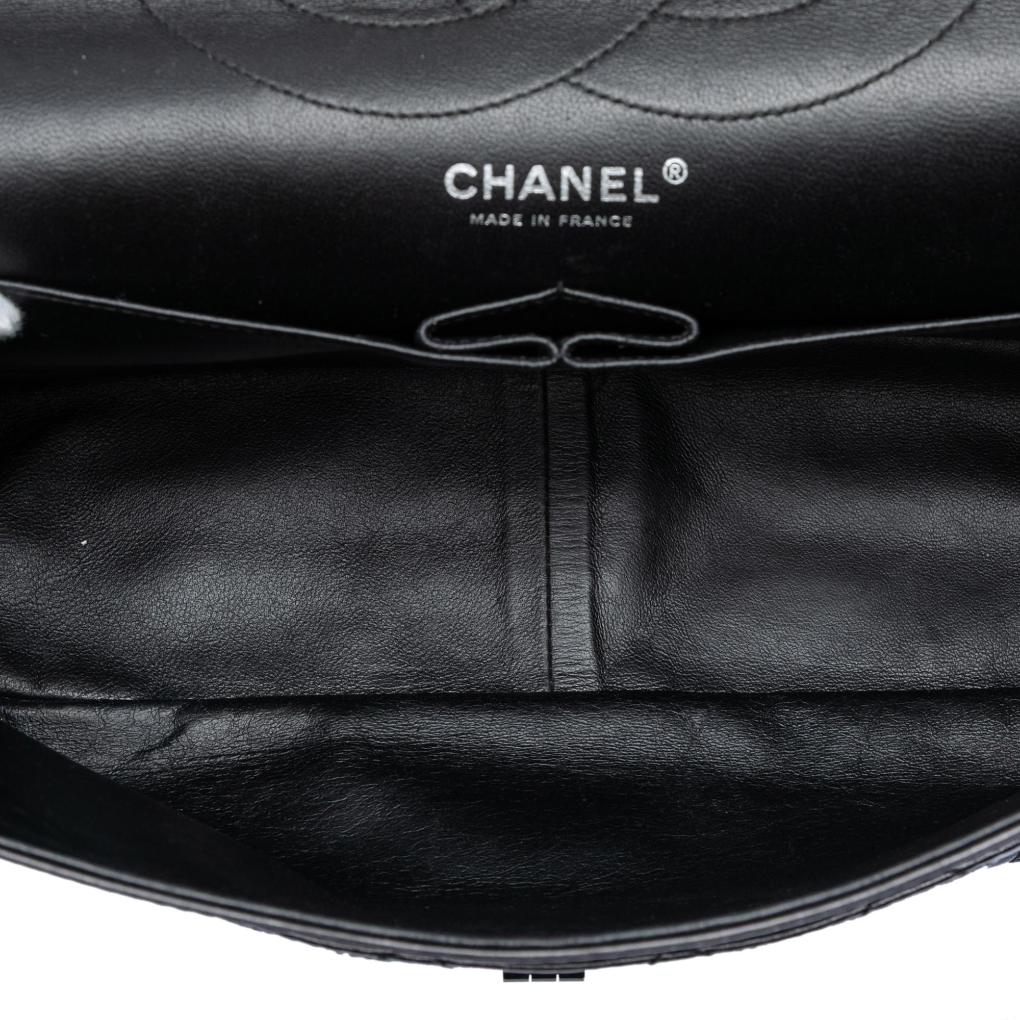 Chanel Quilted Aged Calfskin So Black Reissue 2.55 Double Flap 227