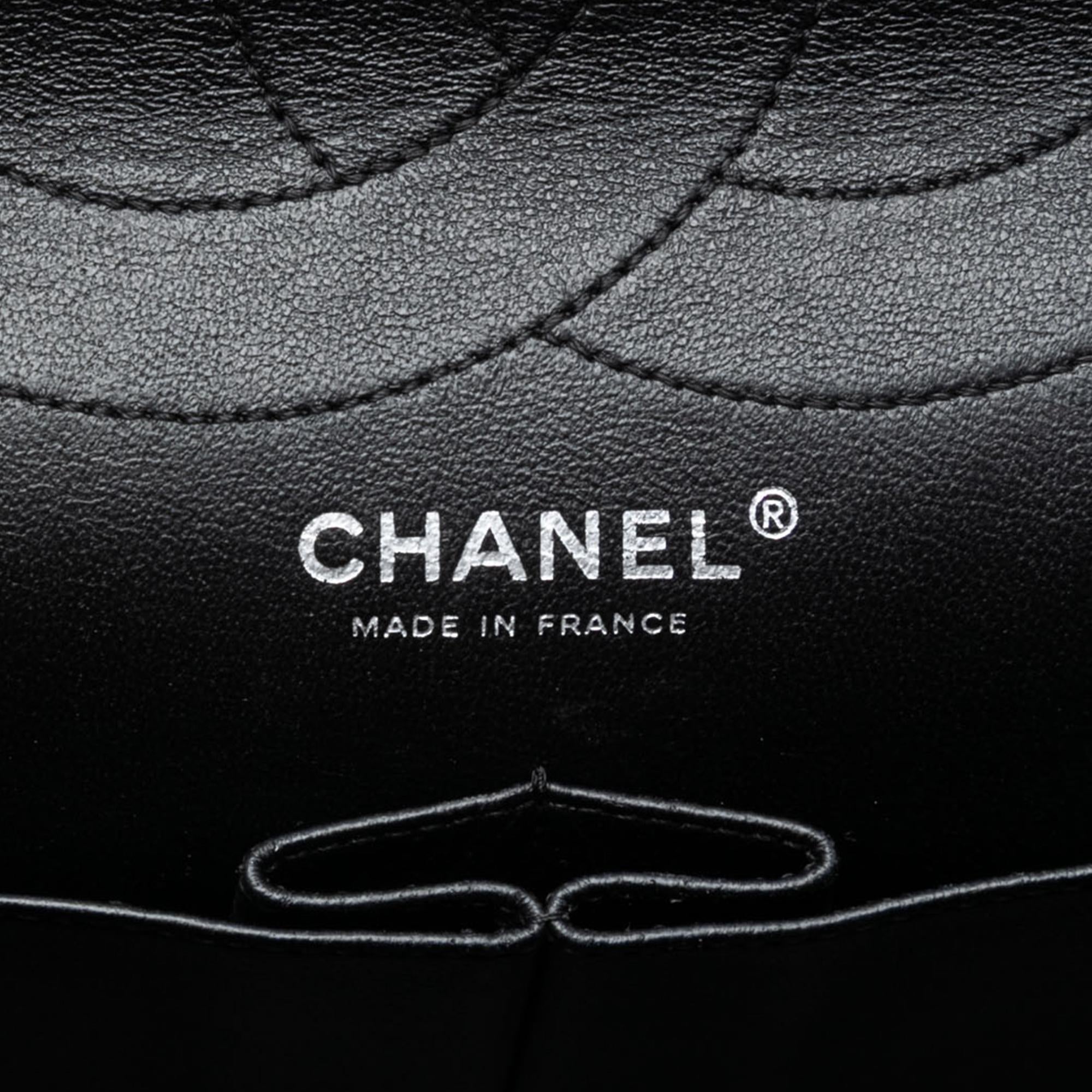 Chanel Quilted Aged Calfskin So Black Reissue 2.55 Double Flap 227