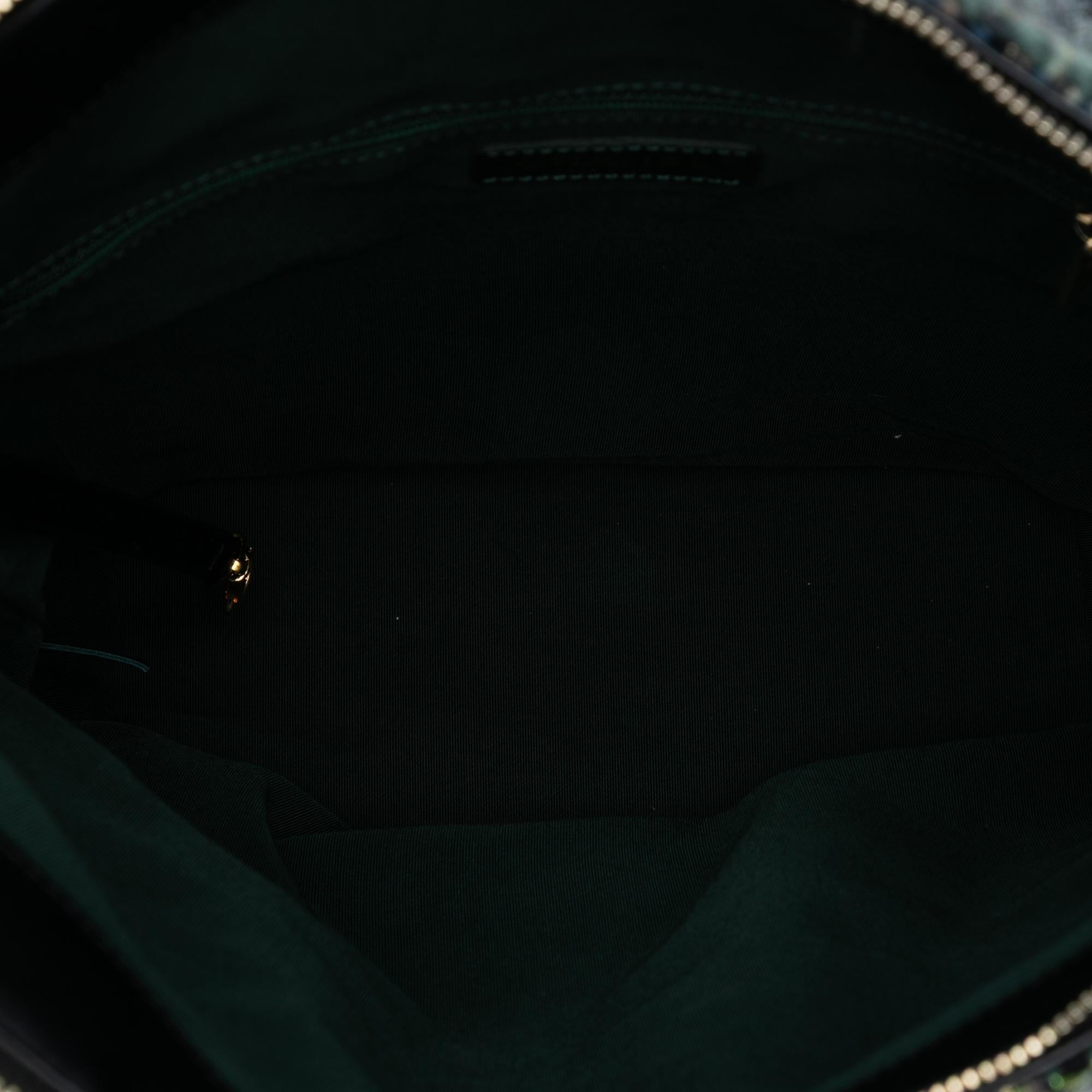 Chanel Quilted Aged Calfskin and Tweed Casual Style Hobo