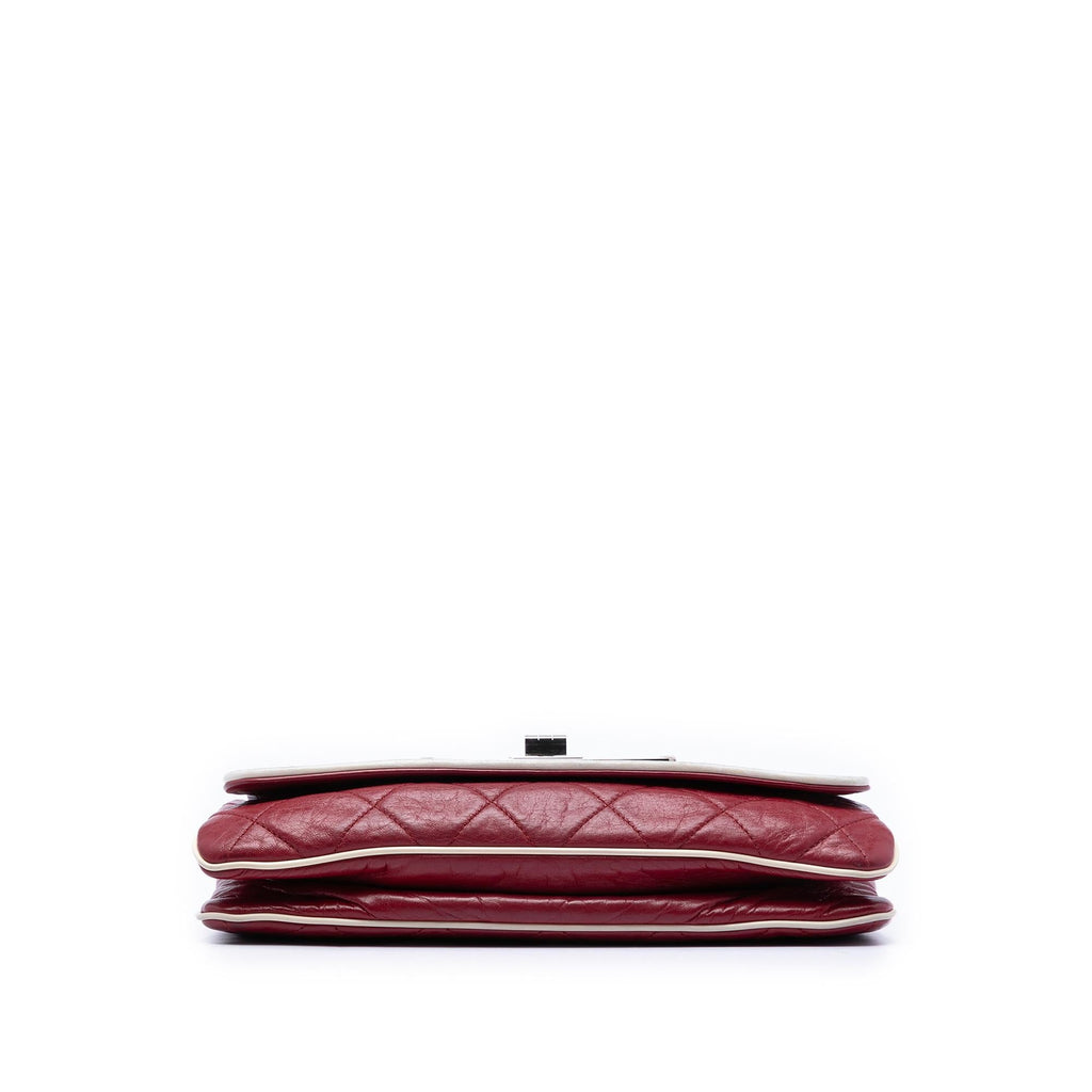 Chanel Quilted Aged Lambskin Reissue 2.55 East West Flap