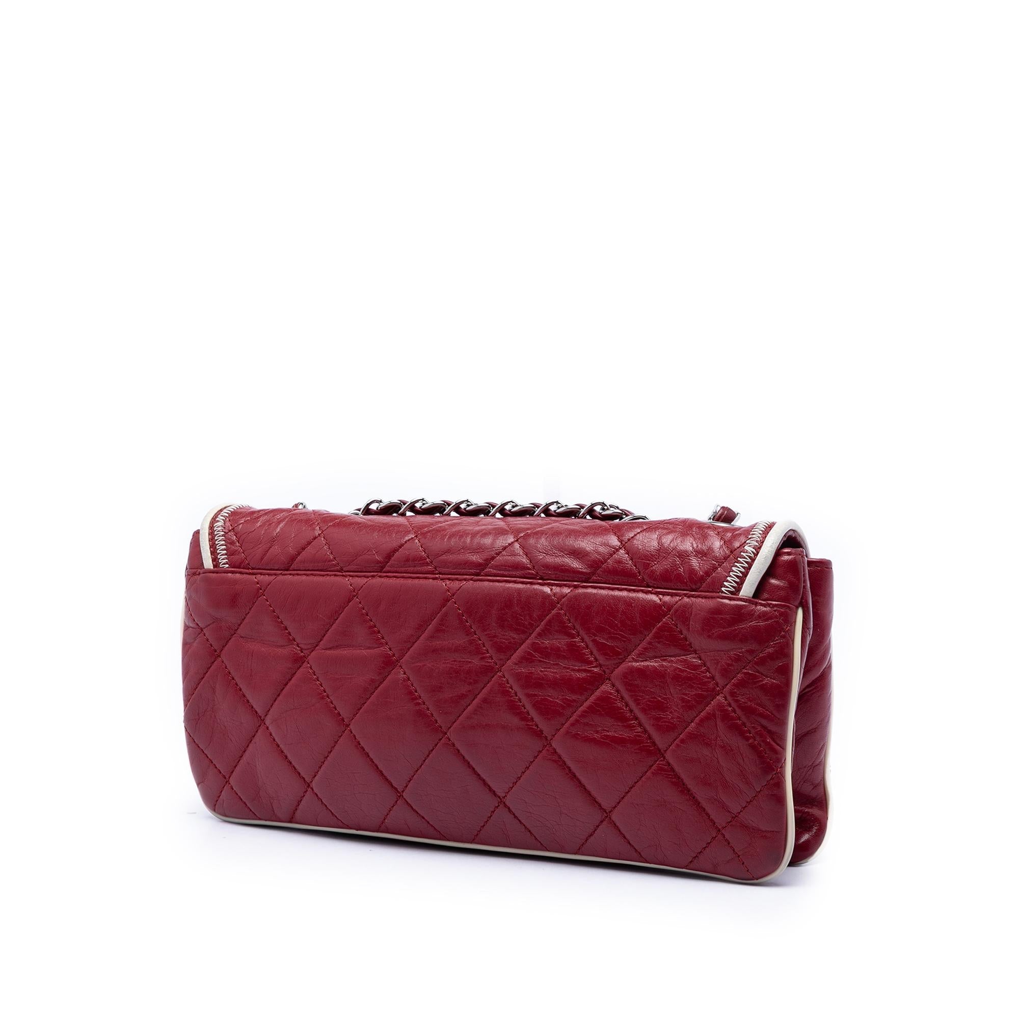 Chanel Quilted Aged Lambskin Reissue 2.55 East West Flap