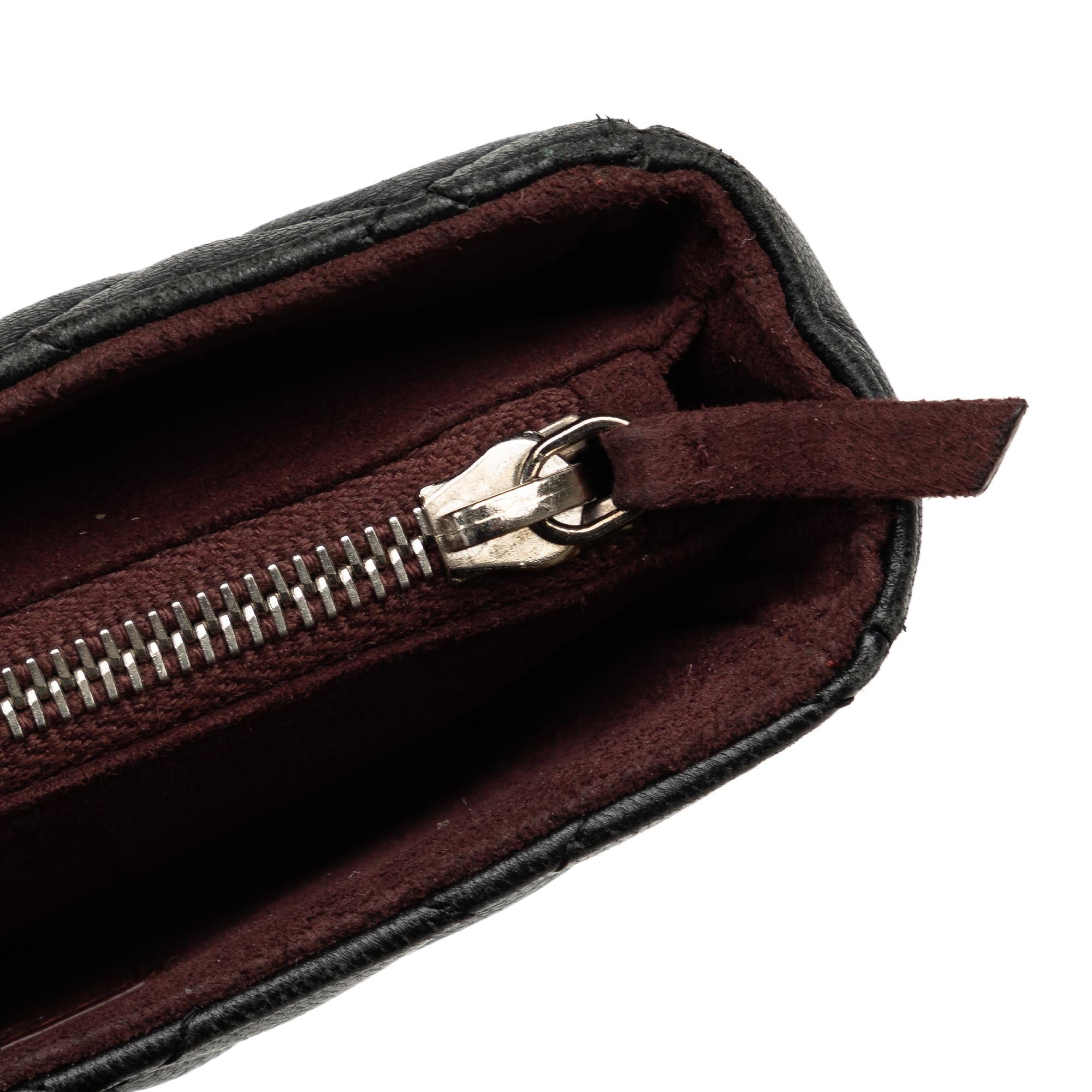Chanel Quilted CC O-Phone Holder Pouch