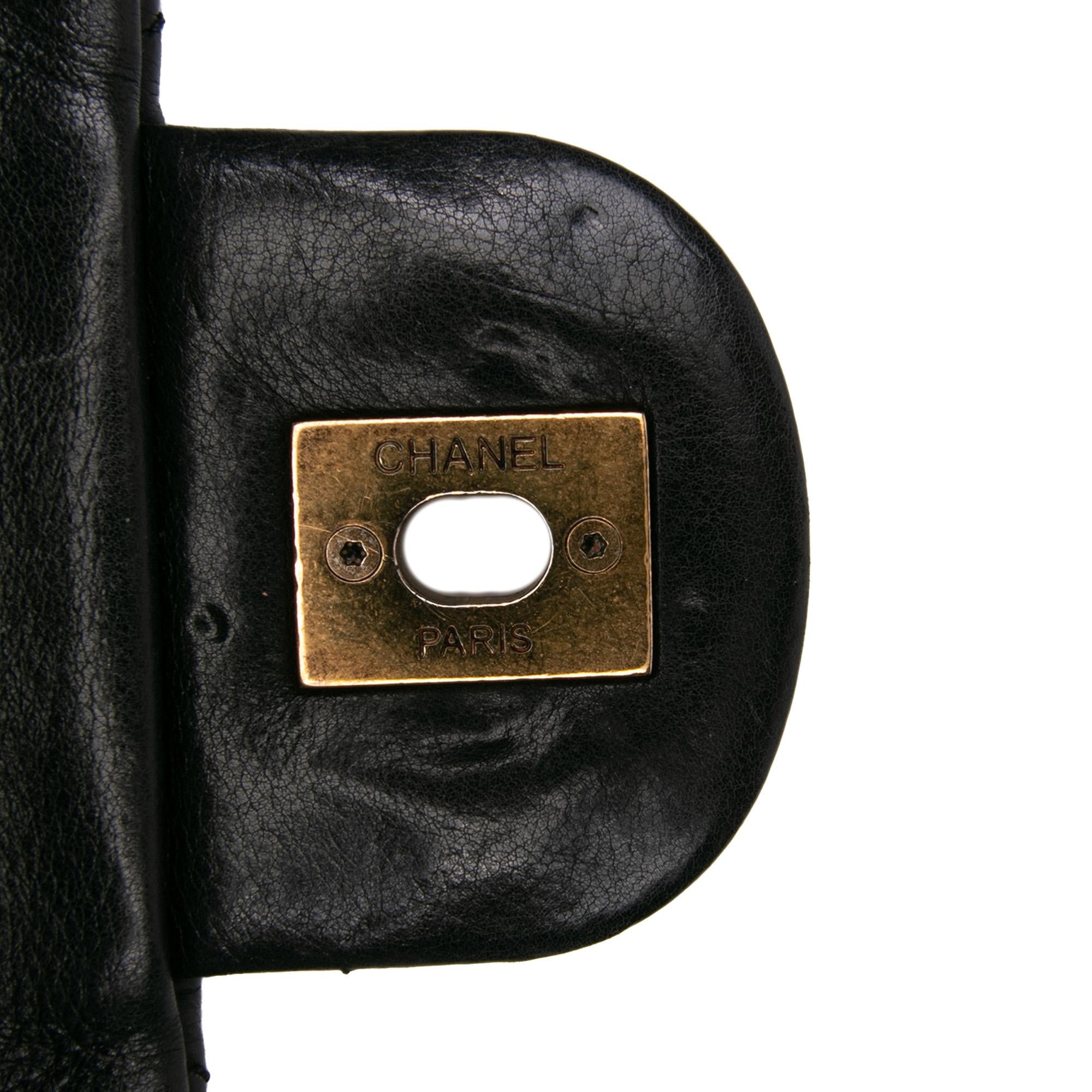 Chanel Quilted Calfskin CC Crown Flap