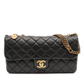 Chanel Quilted Calfskin CC Crown Flap