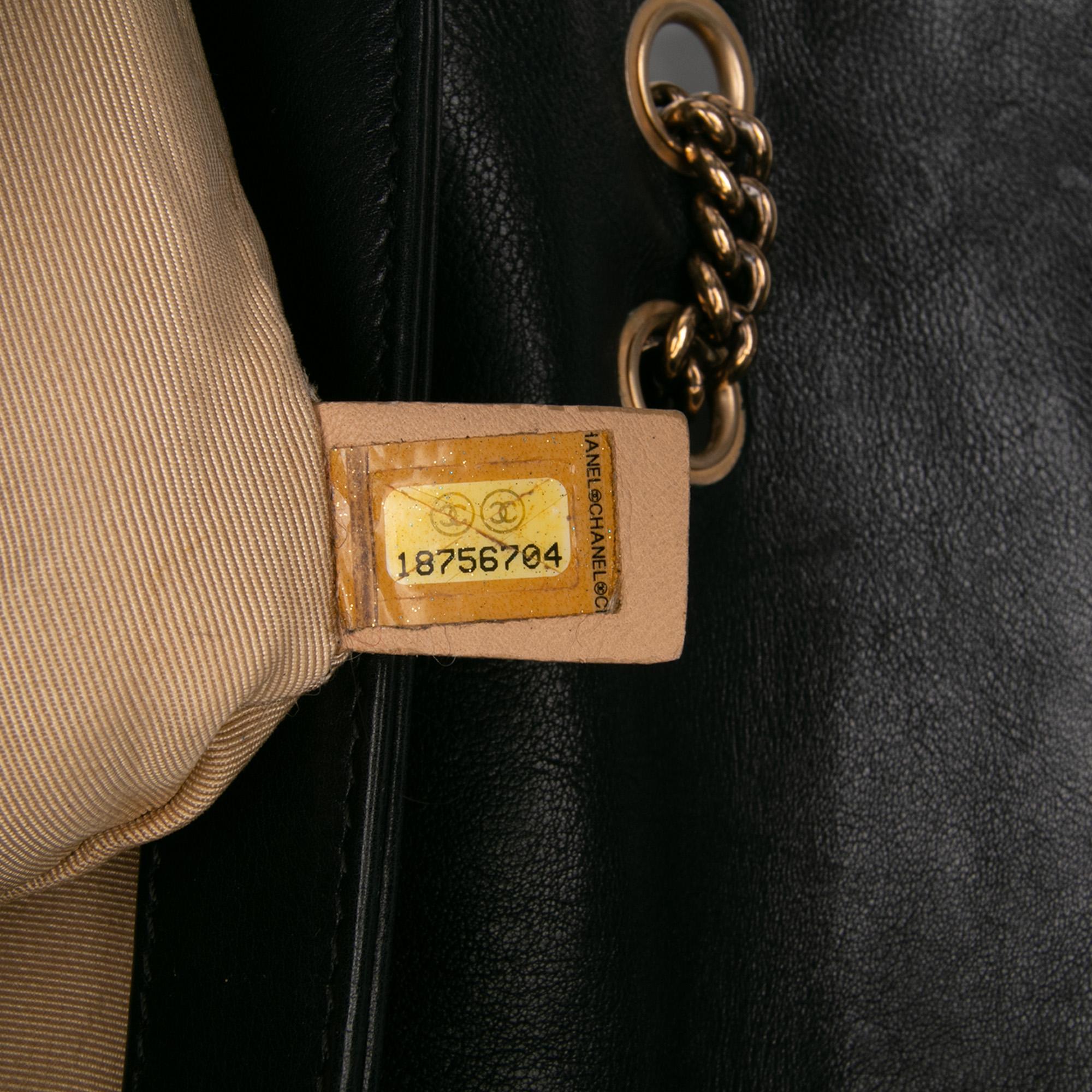 Chanel Quilted Calfskin CC Crown Flap