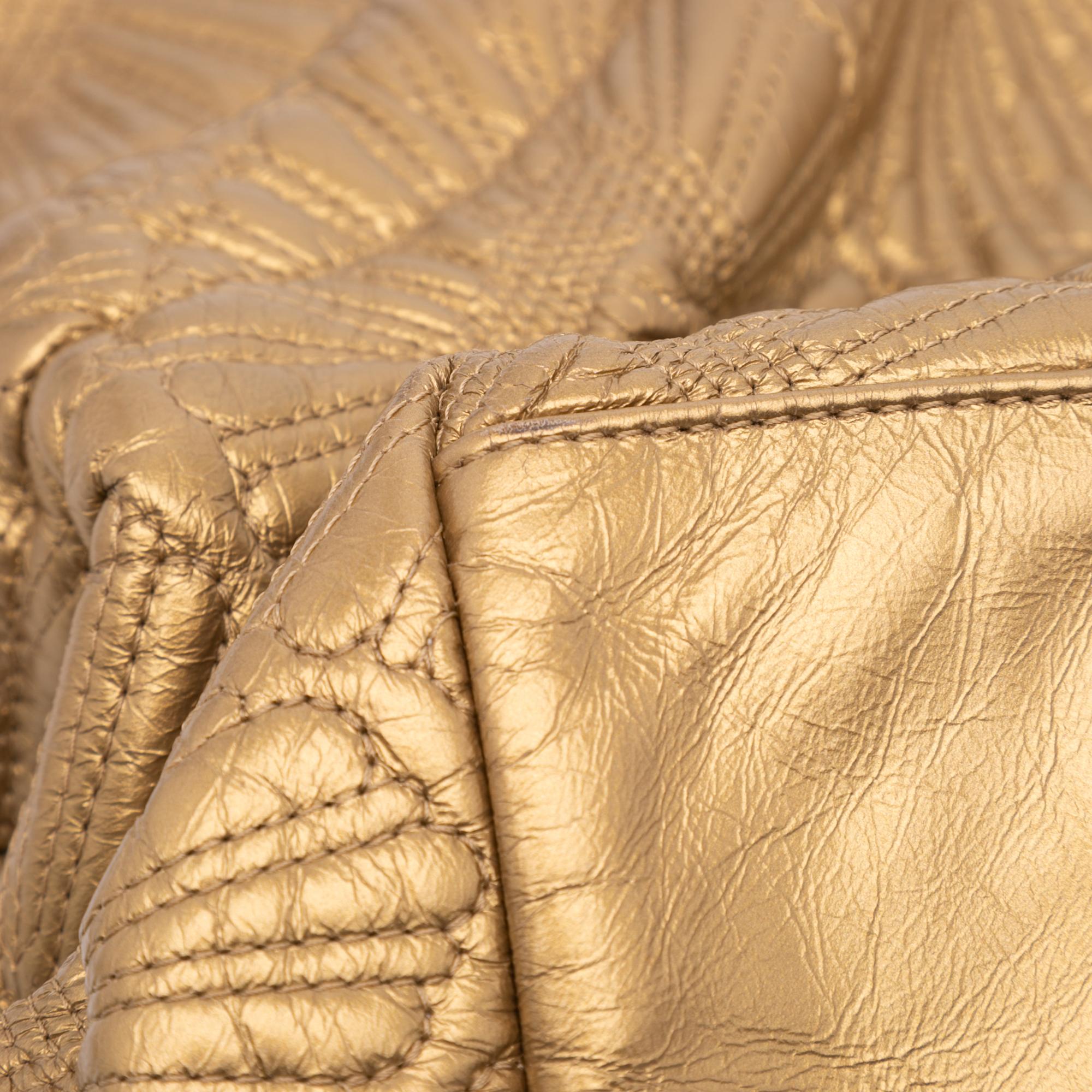 Chanel Quilted Calfskin Ca D'Oro Tote