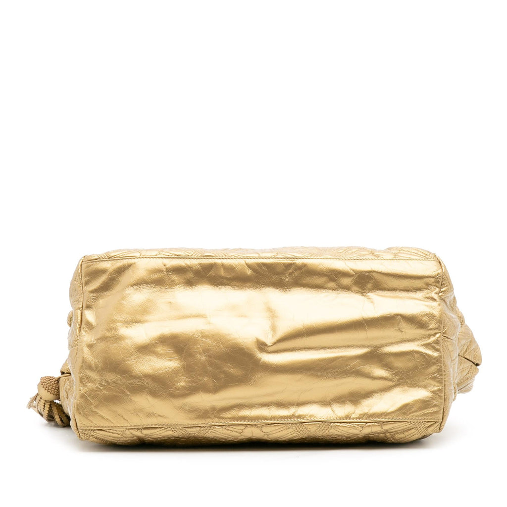 Chanel Quilted Calfskin Ca D'Oro Tote