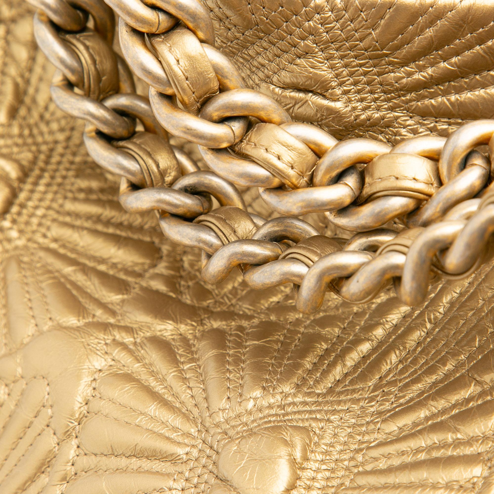 Chanel Quilted Calfskin Ca D'Oro Tote