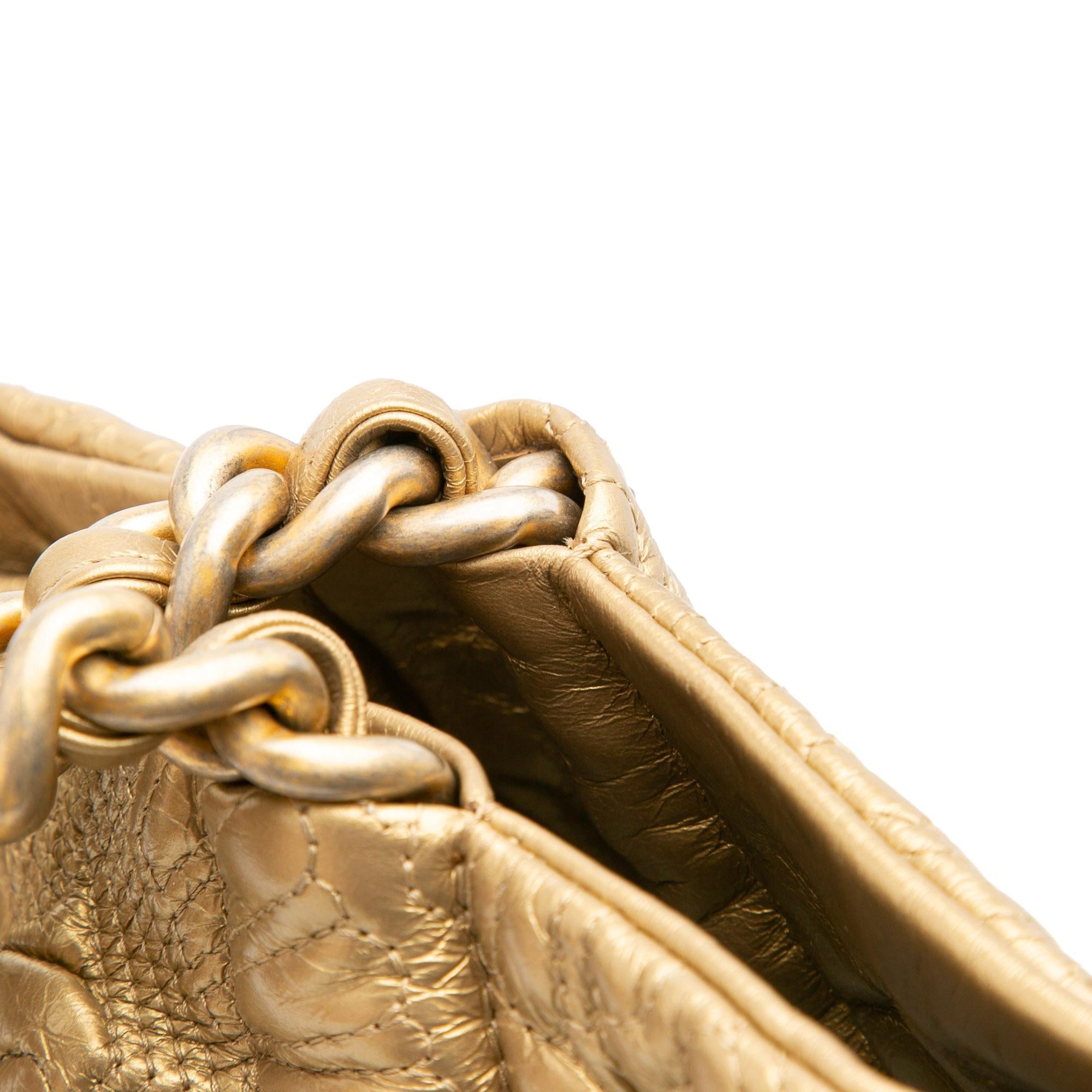 Chanel Quilted Calfskin Ca D'Oro Tote