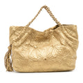 Chanel Quilted Calfskin Ca D'Oro Tote