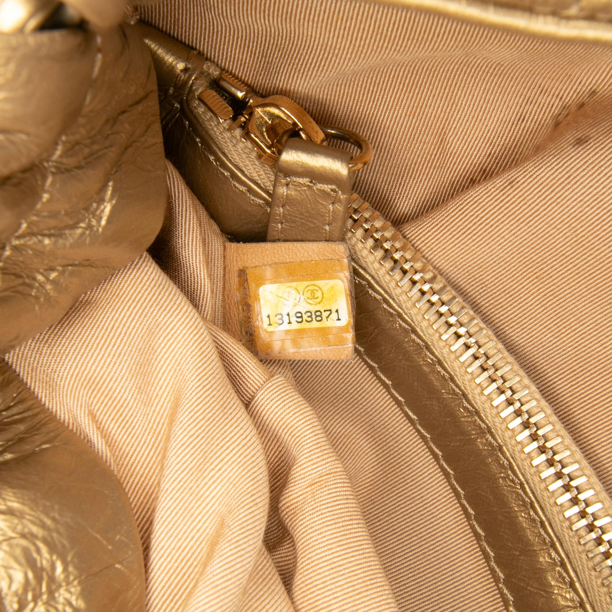 Chanel Quilted Calfskin Ca D'Oro Tote