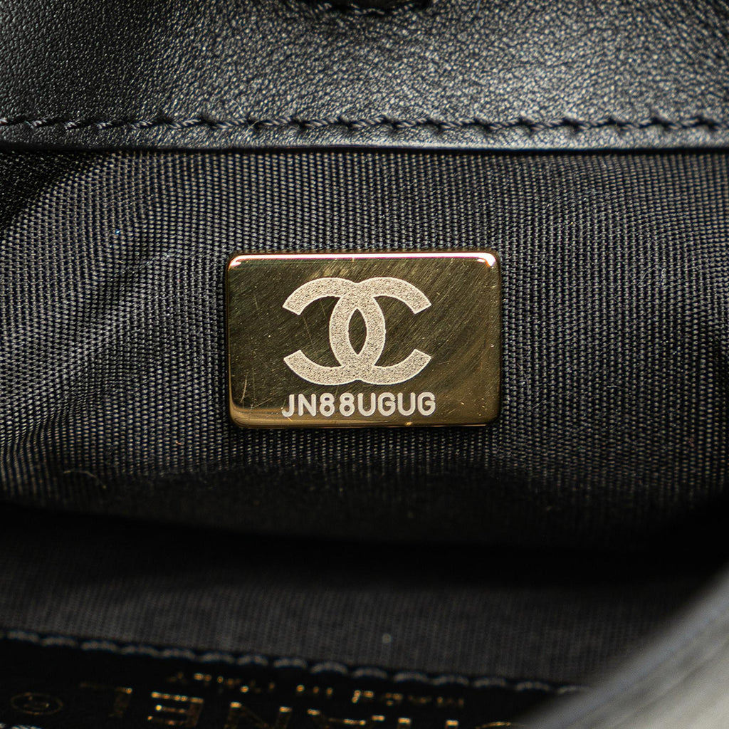 Chanel Quilted Calfskin Chain Flat Shoulder Bag