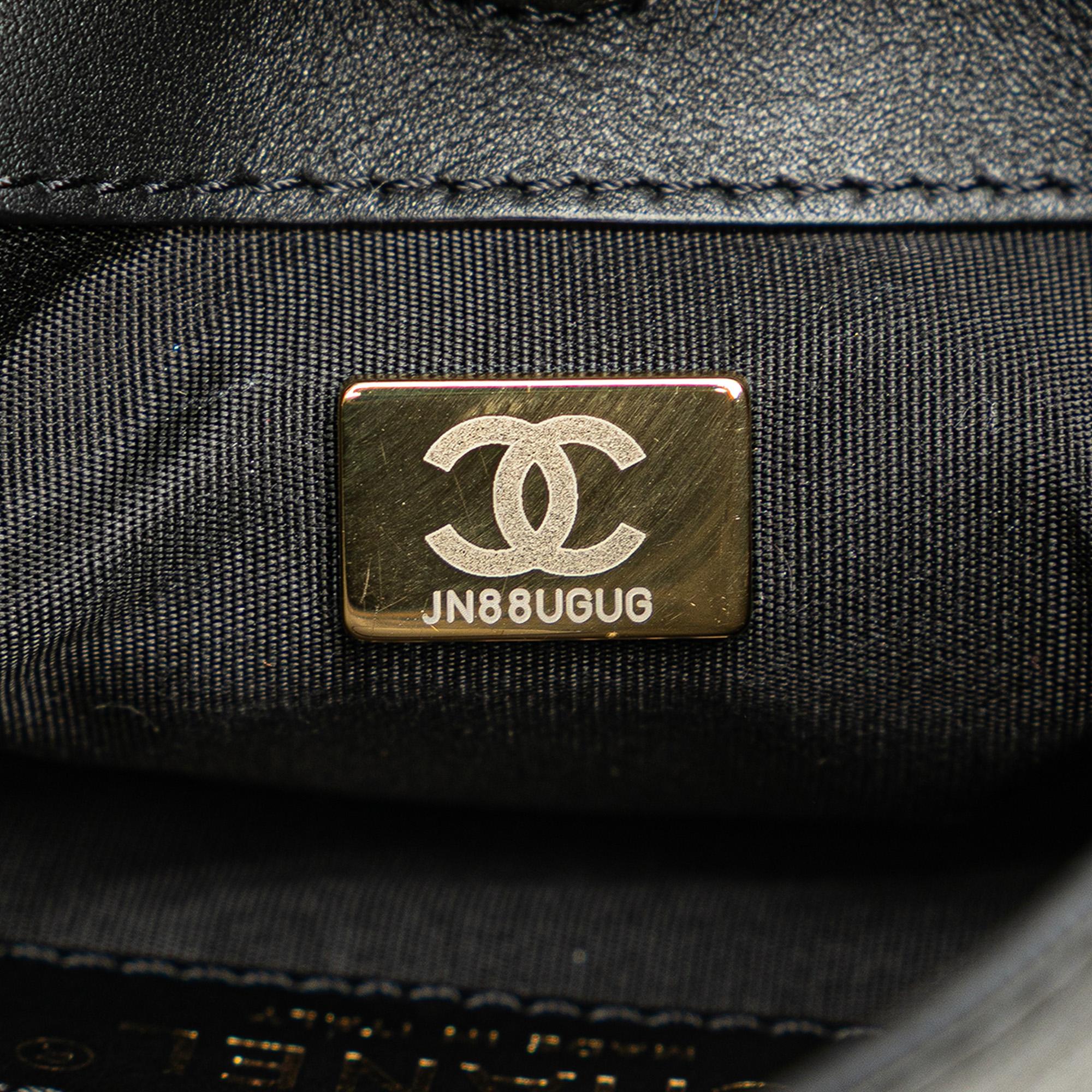 Chanel Quilted Calfskin Chain Flat Shoulder Bag
