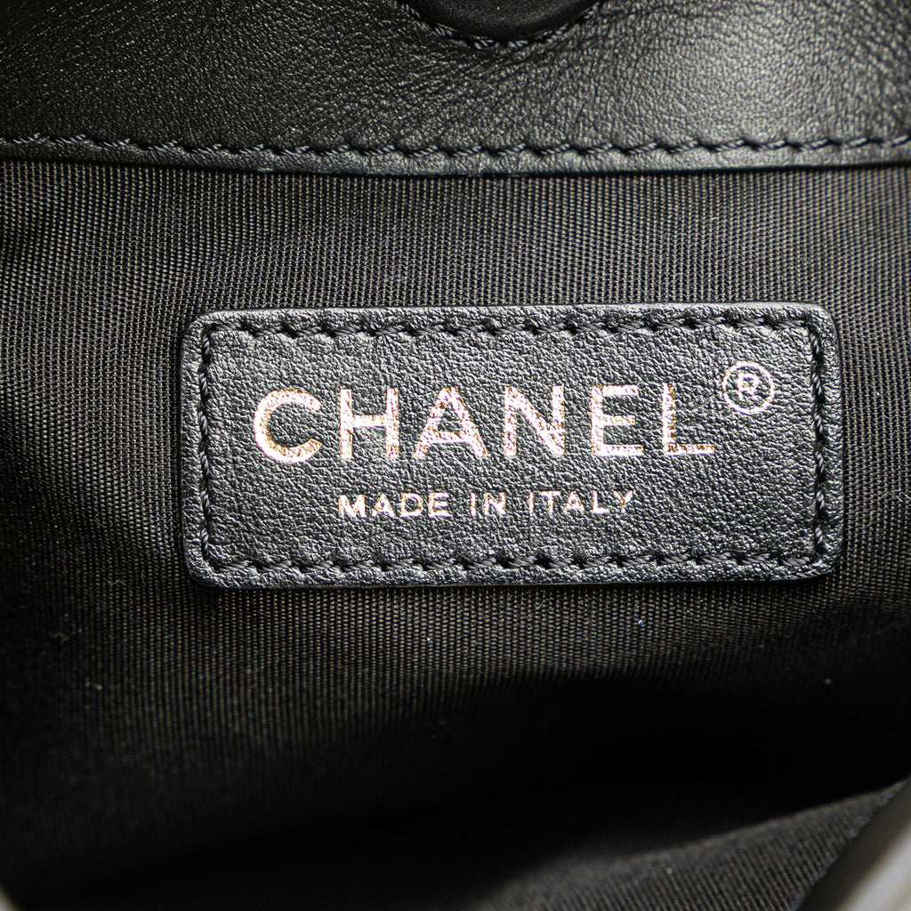 Chanel Quilted Calfskin Chain Flat Shoulder Bag