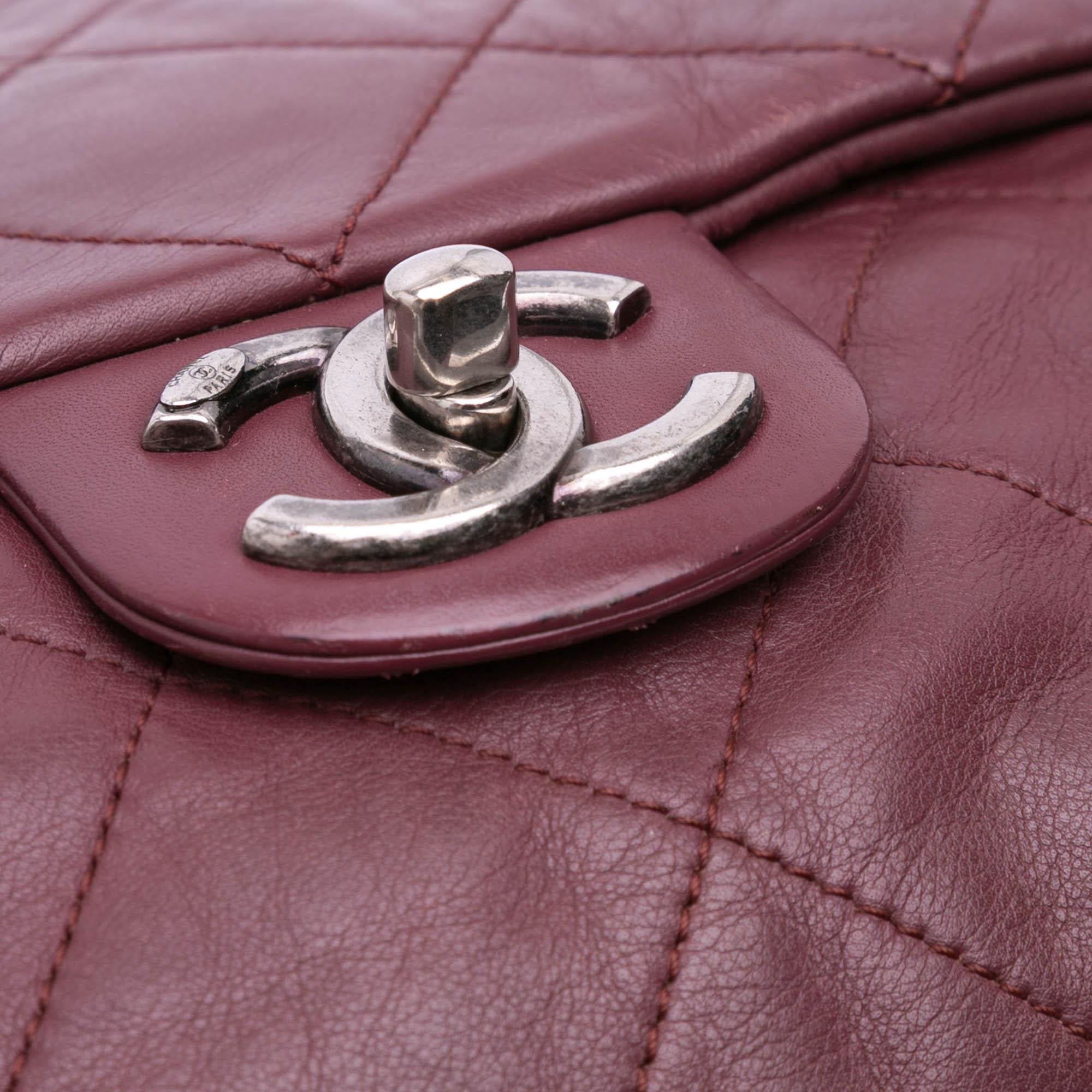 Chanel Quilted Calfskin Coco Pleats Flap