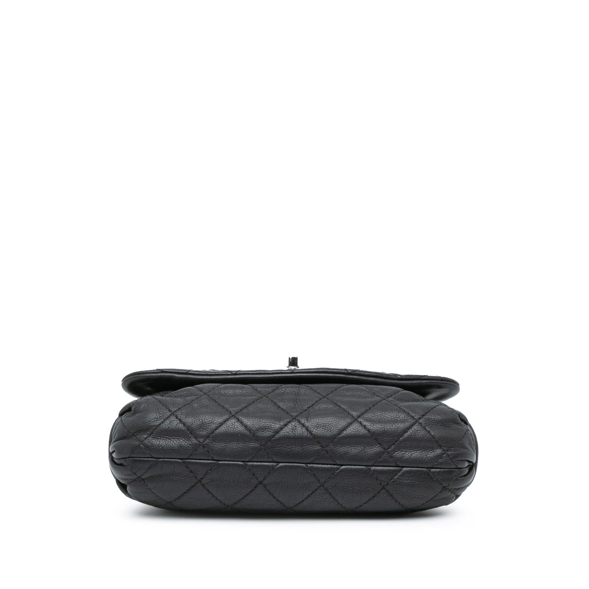Chanel Quilted Calfskin Curvy Flap