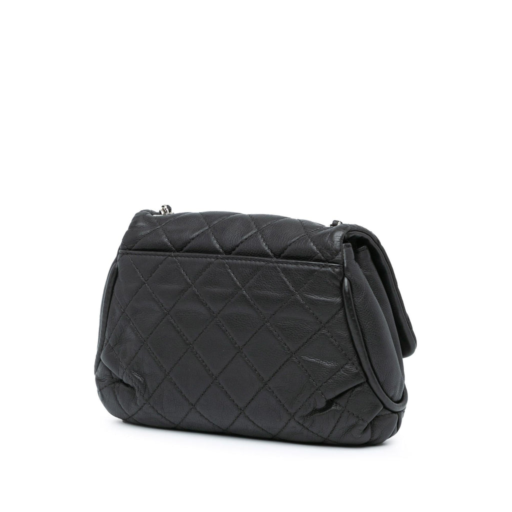 Chanel Quilted Calfskin Curvy Flap