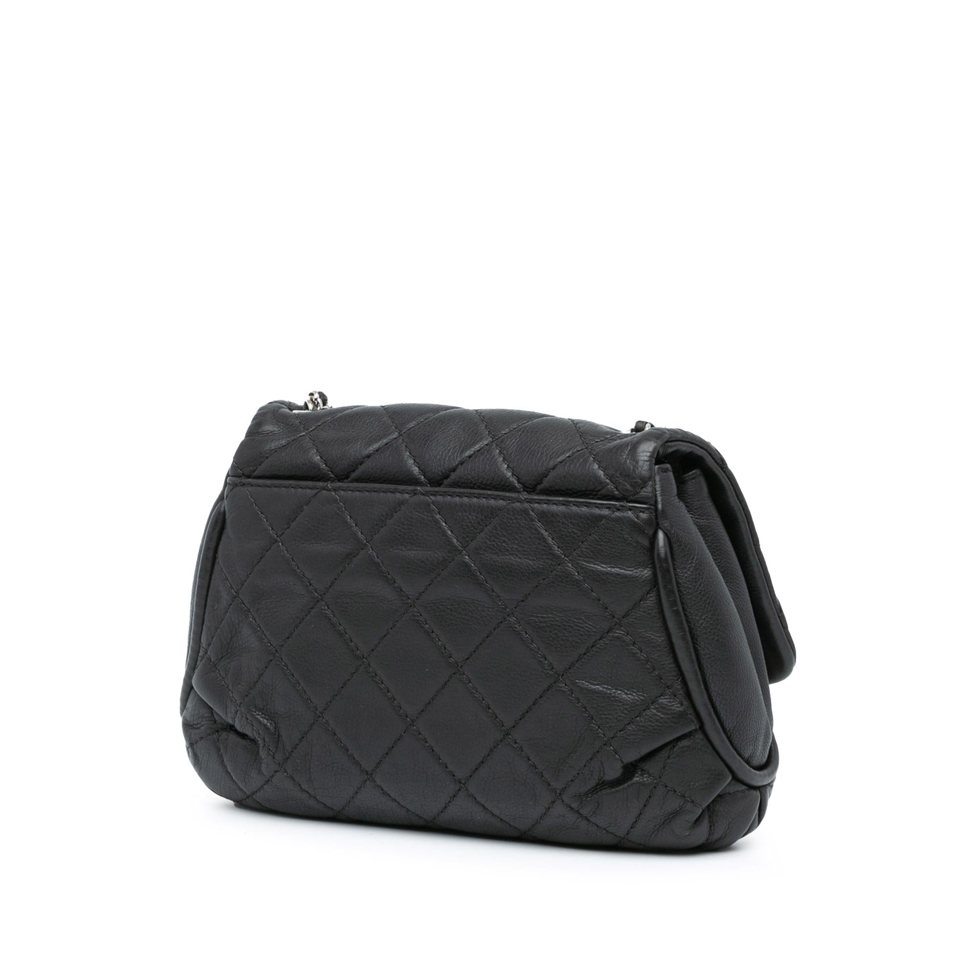 Chanel Quilted Calfskin Curvy Flap