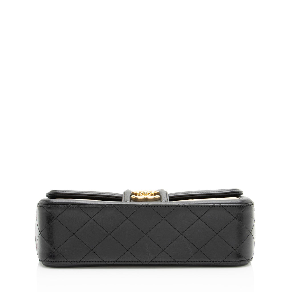 Chanel Quilted Calfskin Elegant Flap Bag