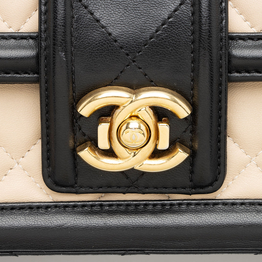 Chanel Quilted Calfskin Elegant Flap Bag