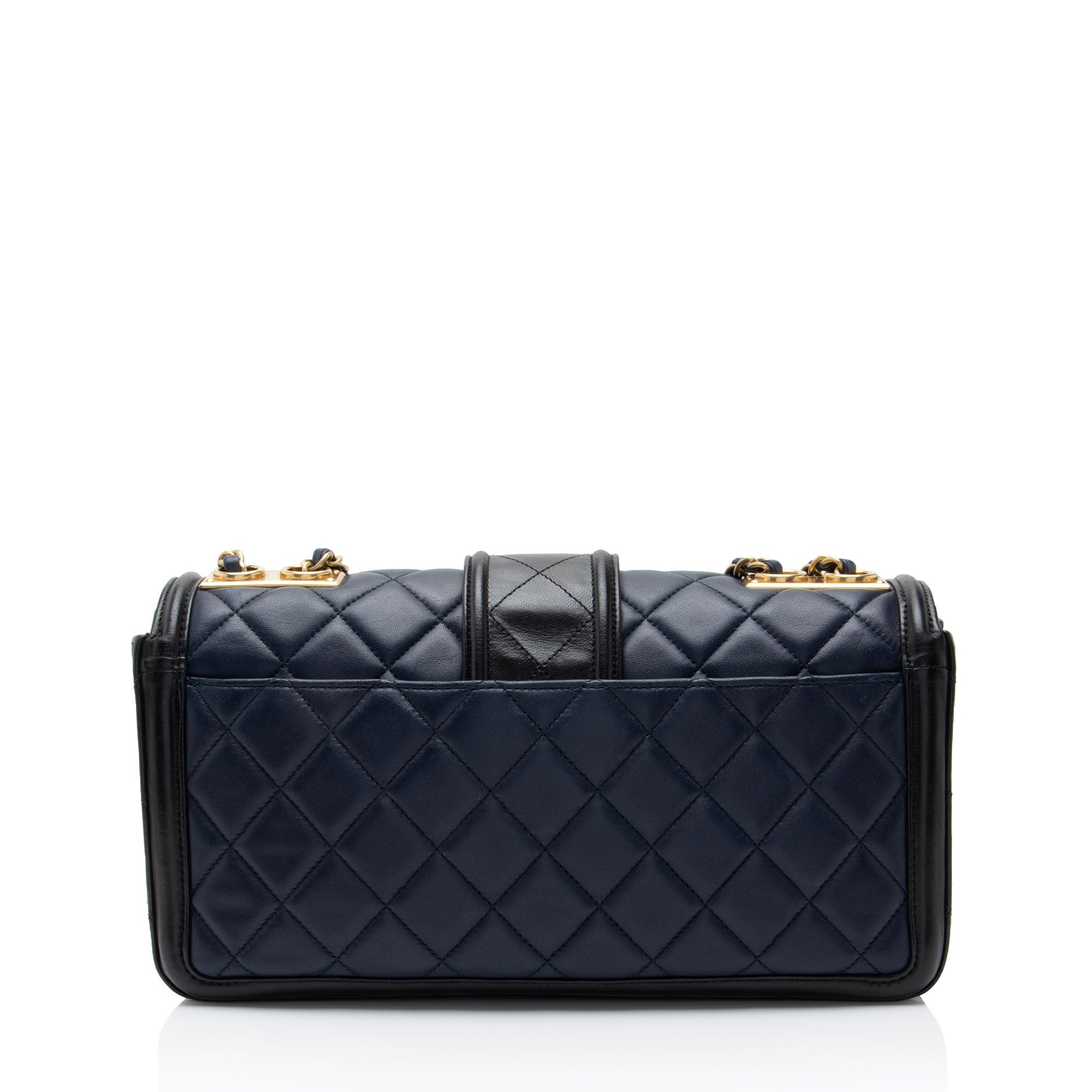 Chanel Quilted Calfskin Elegant Jumbo Flap Bag