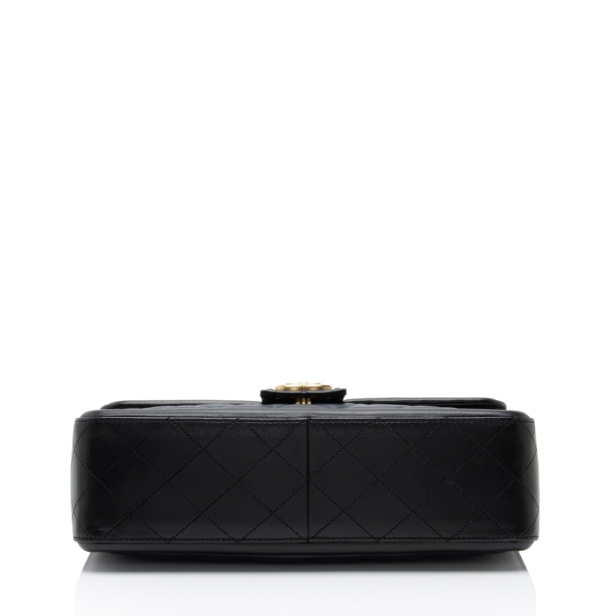 Chanel Quilted Calfskin Elegant Jumbo Flap Bag