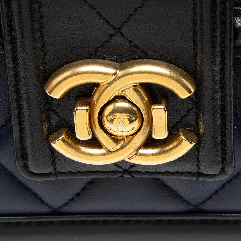 Chanel Quilted Calfskin Elegant Jumbo Flap Bag